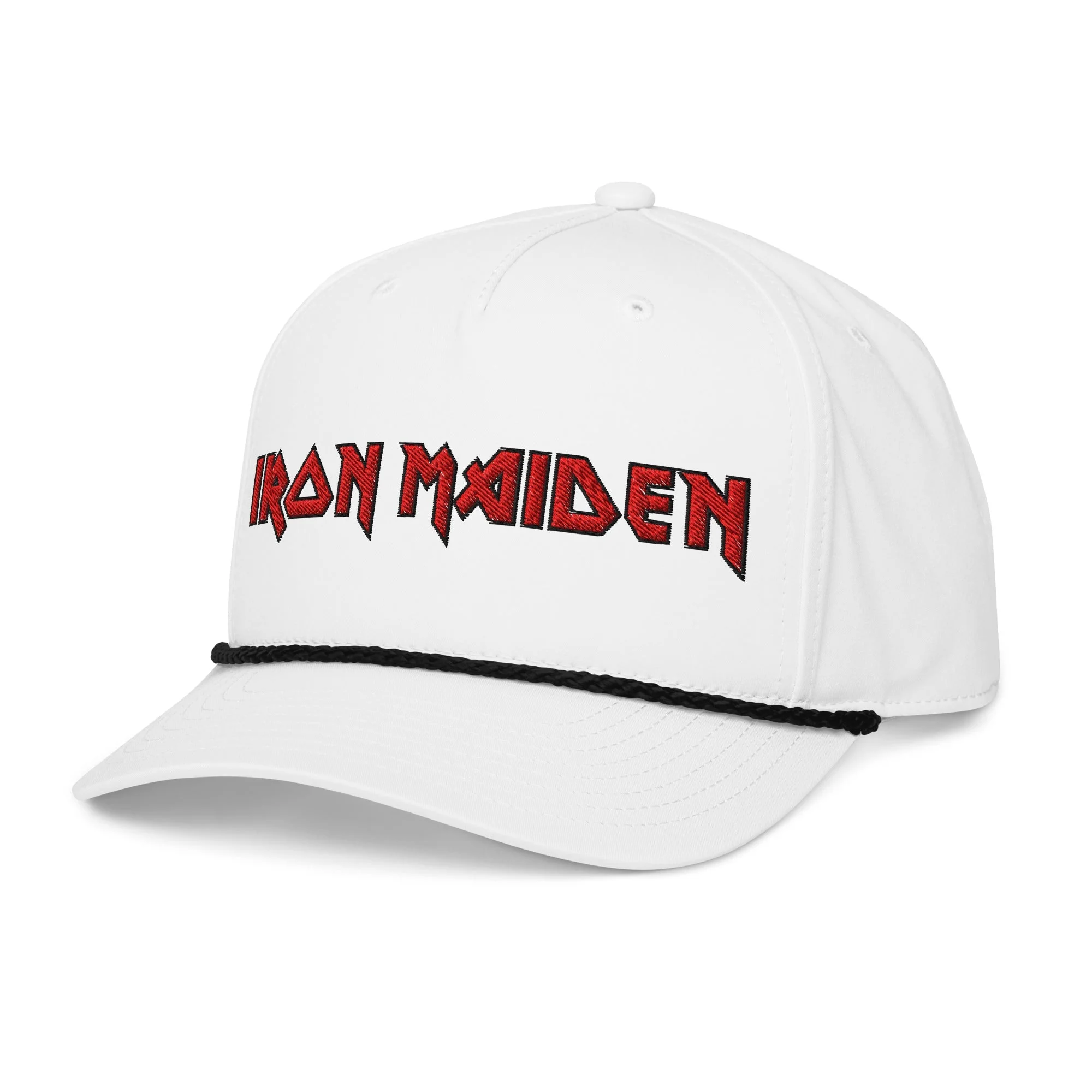 Iron Maiden - Roped Snapback HD Embroidered Hat - Image 5