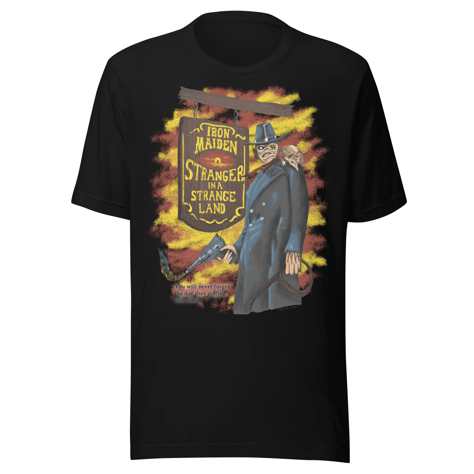 Iron Maiden - Strange Land Texas 1987 Vintage Tour T-Shirt