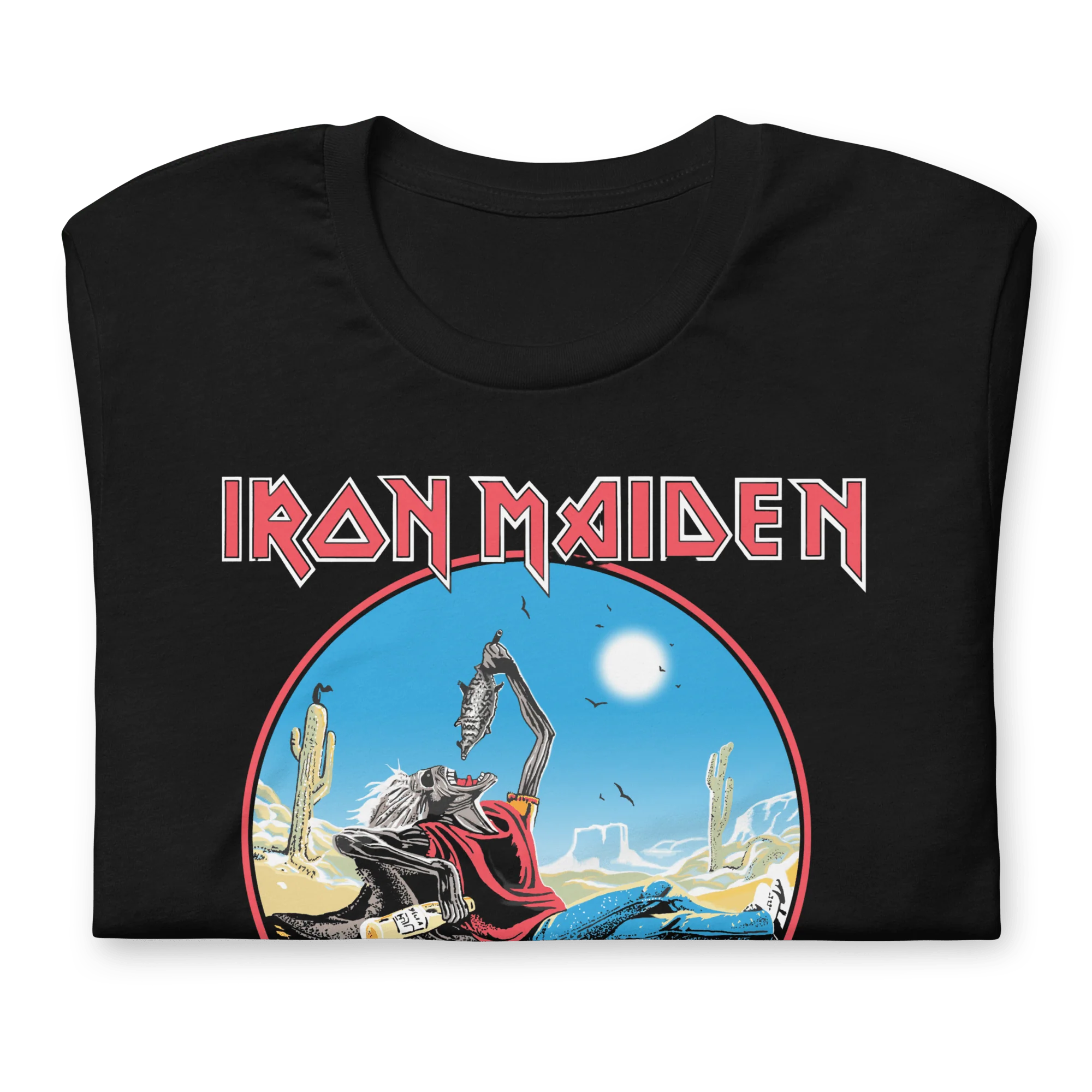 Iron Maiden - Texas 1982 Vintage Tour T-Shirt - Image 2