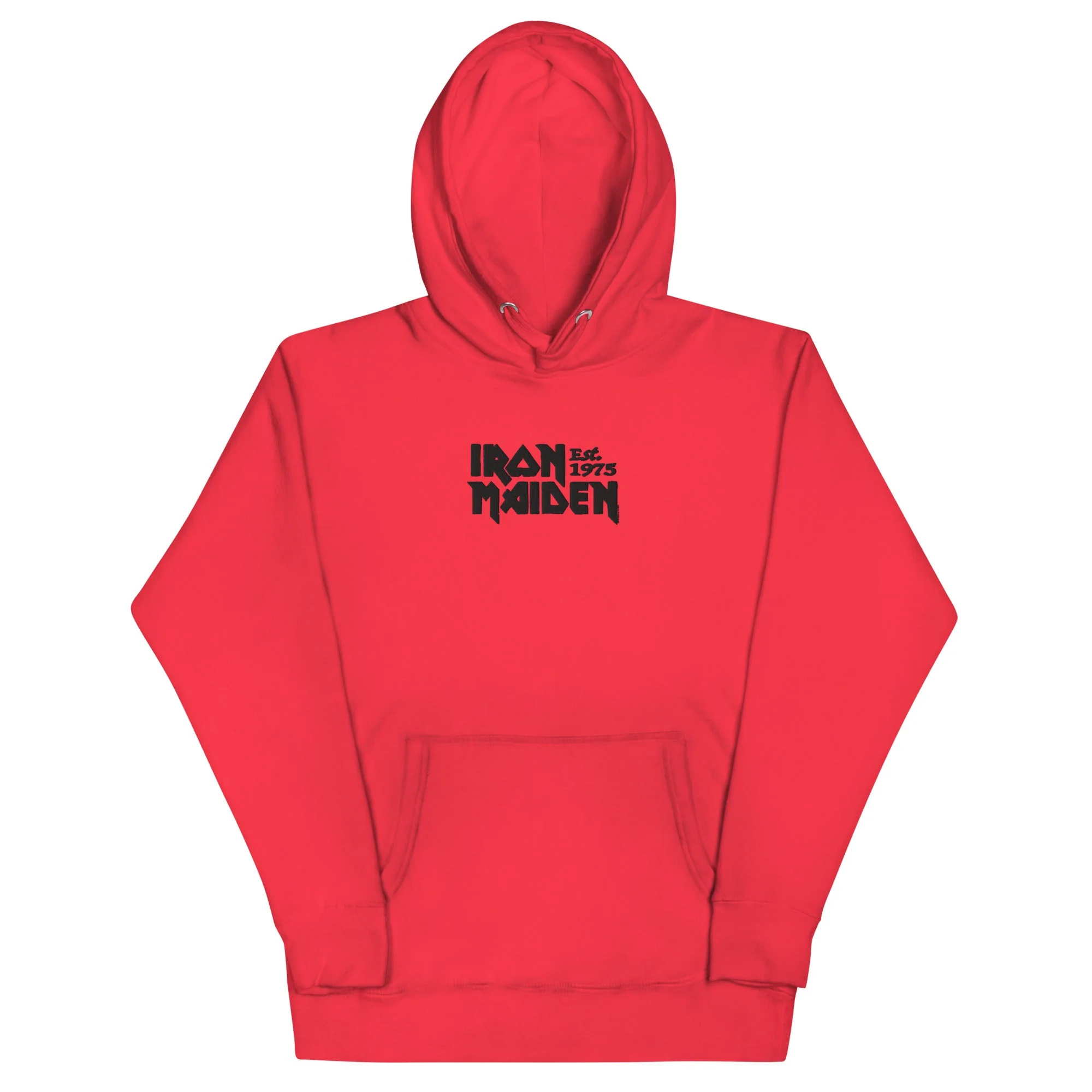 Iron Maiden - Vintage 1975 HD Embroidered Hoodie - Image 2