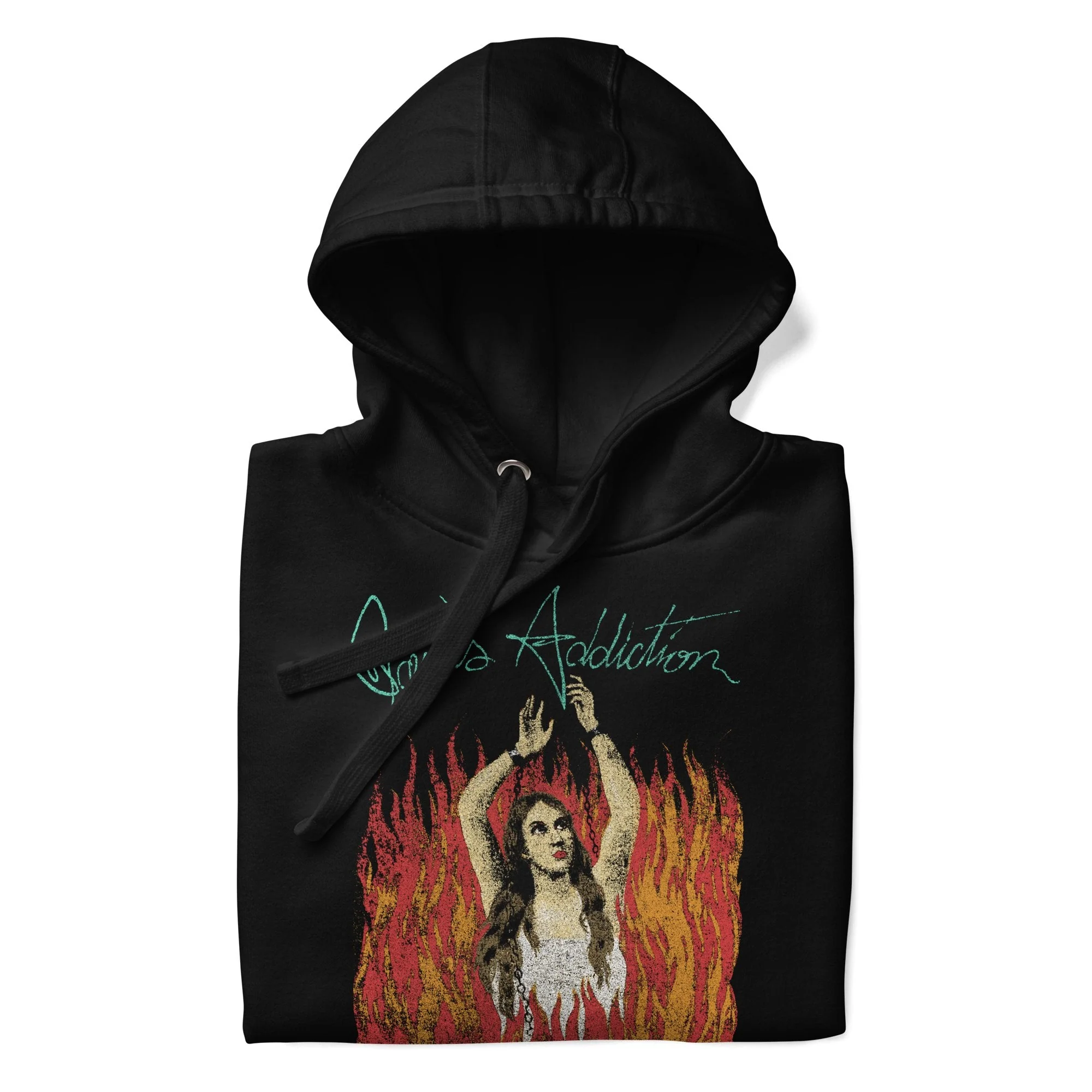 Janes Addiction - Flames Classic Hoodie - Image 2