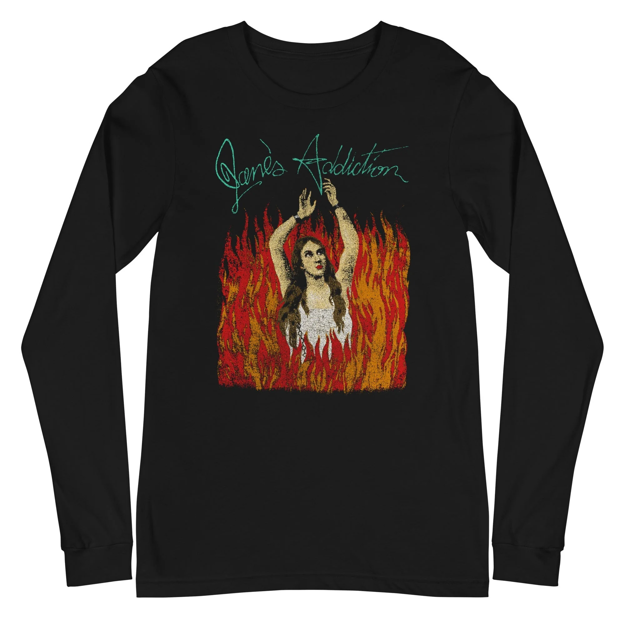 Janes Addiction - Flames Long Sleeve T-Shirt