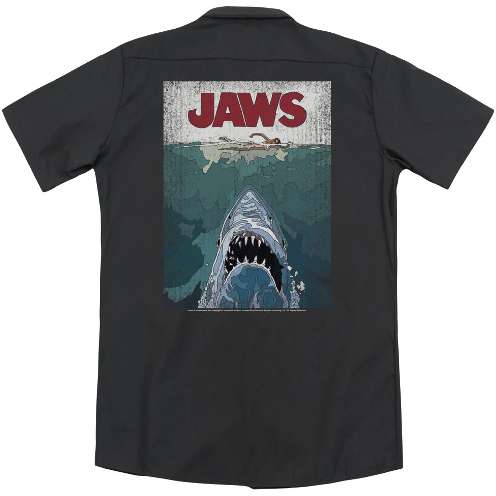 Lined Poster(Back Print) Workshirt - Image 2