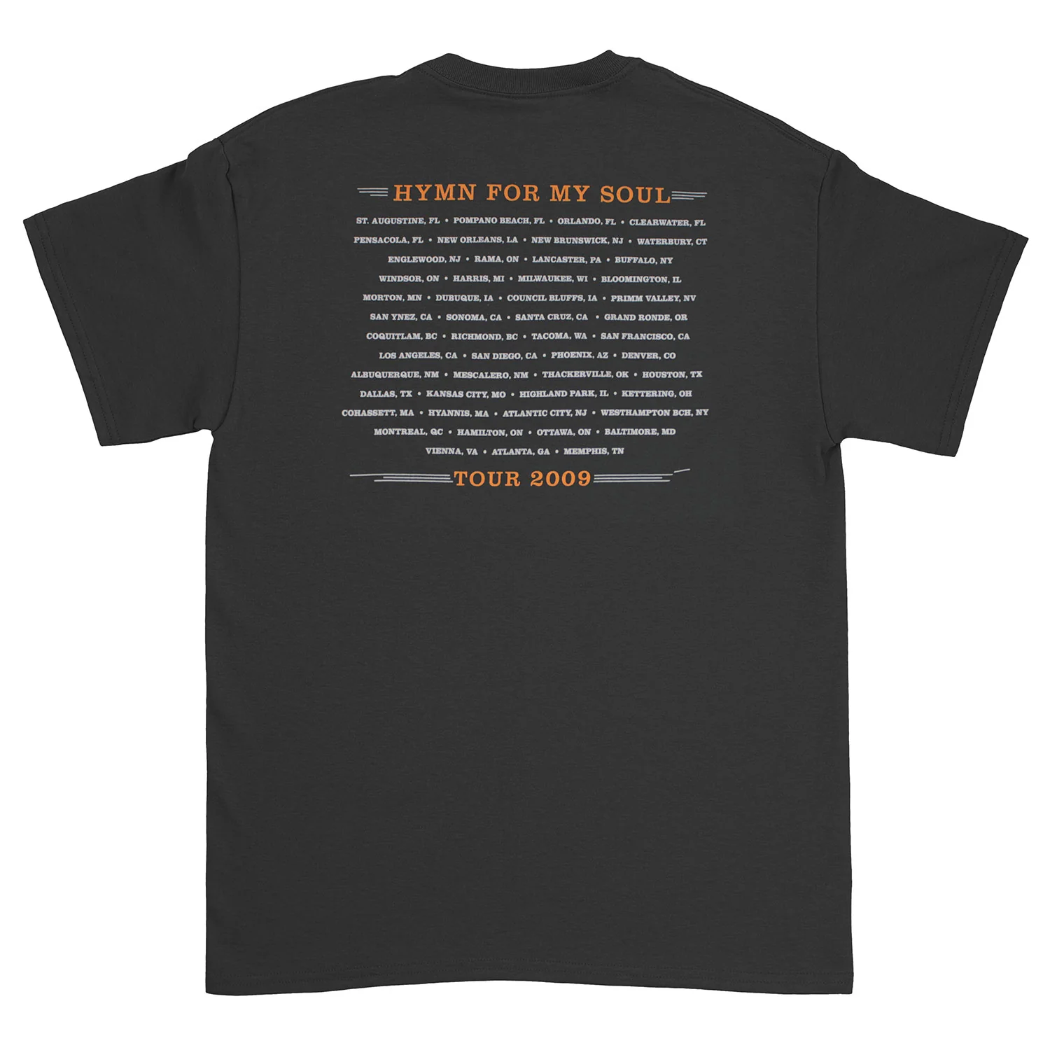 Hymn For My Soul Tour 2009 Slim Fit T-shirt - Image 2
