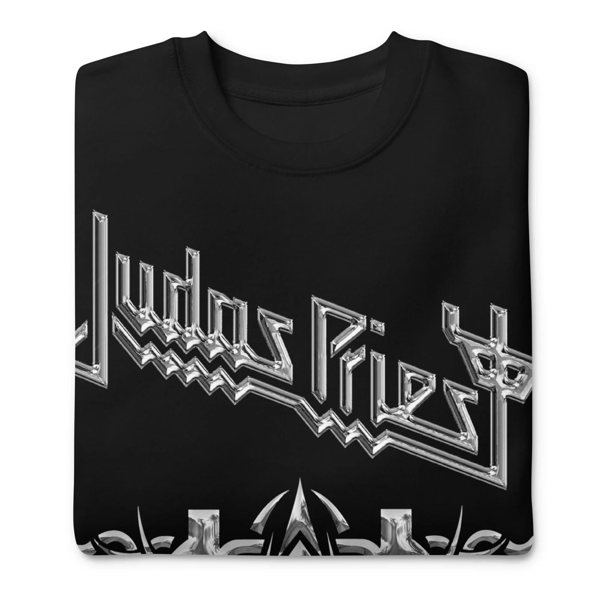 Judas Priest - Liquid Metal Jumbo Print Sweatshirt - Image 3