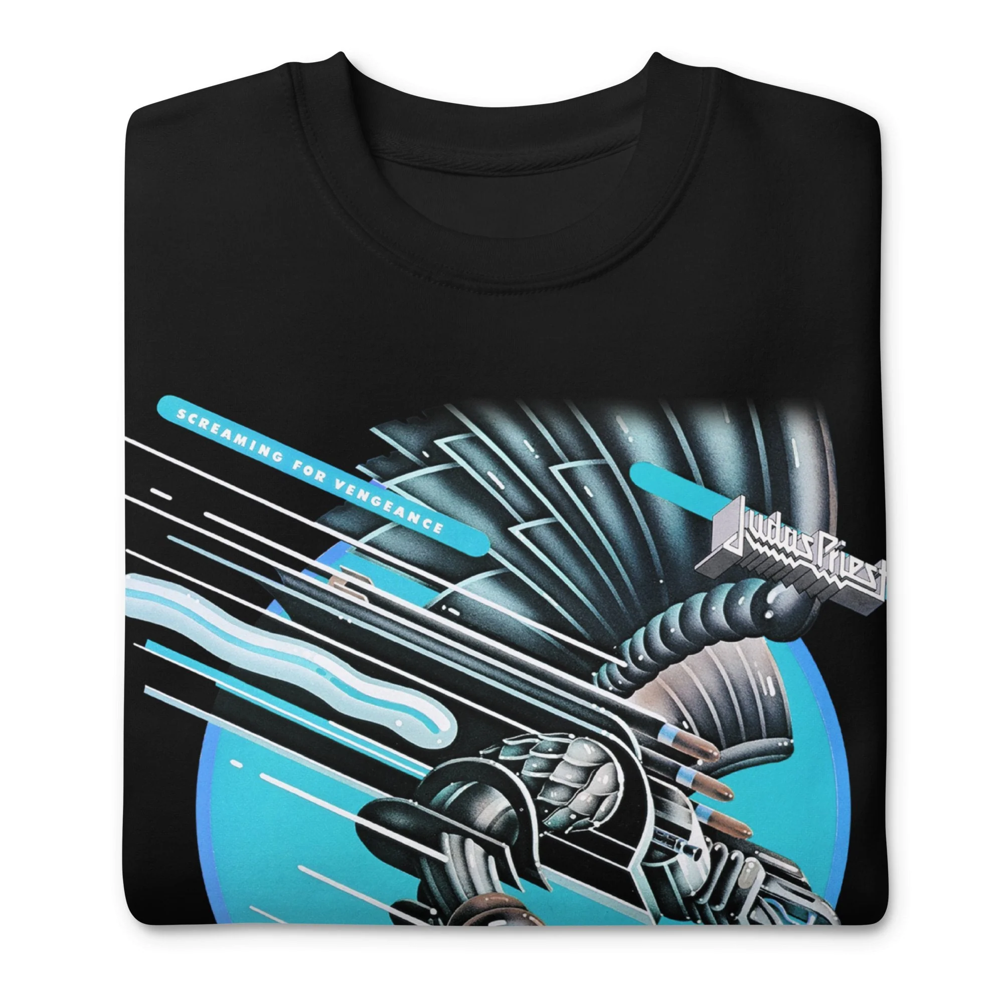 Judas Priest - Neon Screaming Jumbo Print Sweatshirt - Image 3