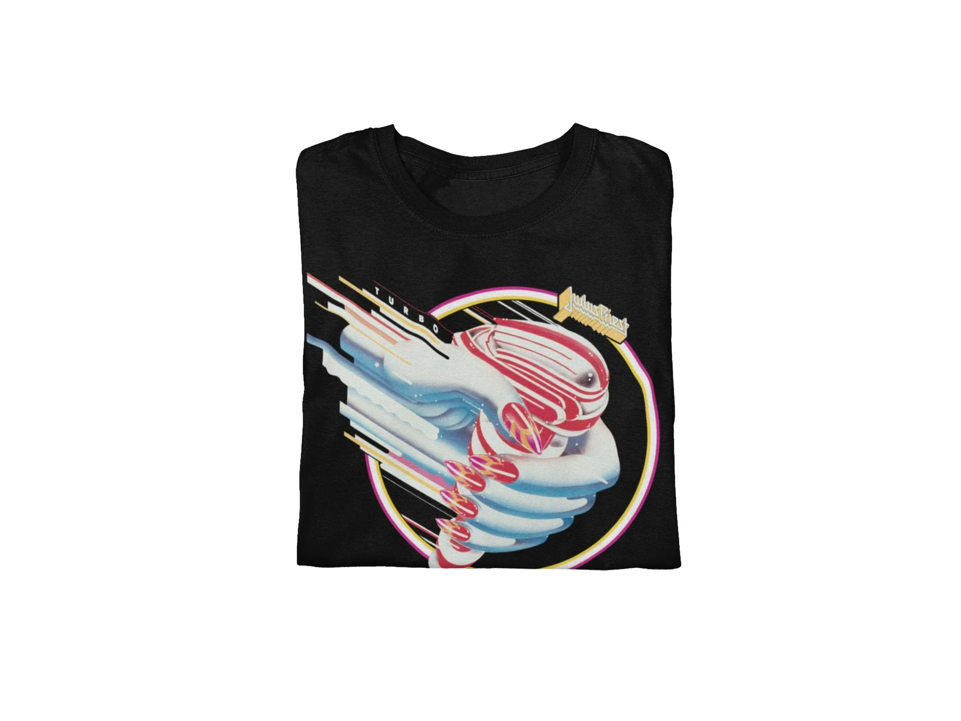Judas Priest - Turbo Hand Jumbo Print T-Shirt - Image 3
