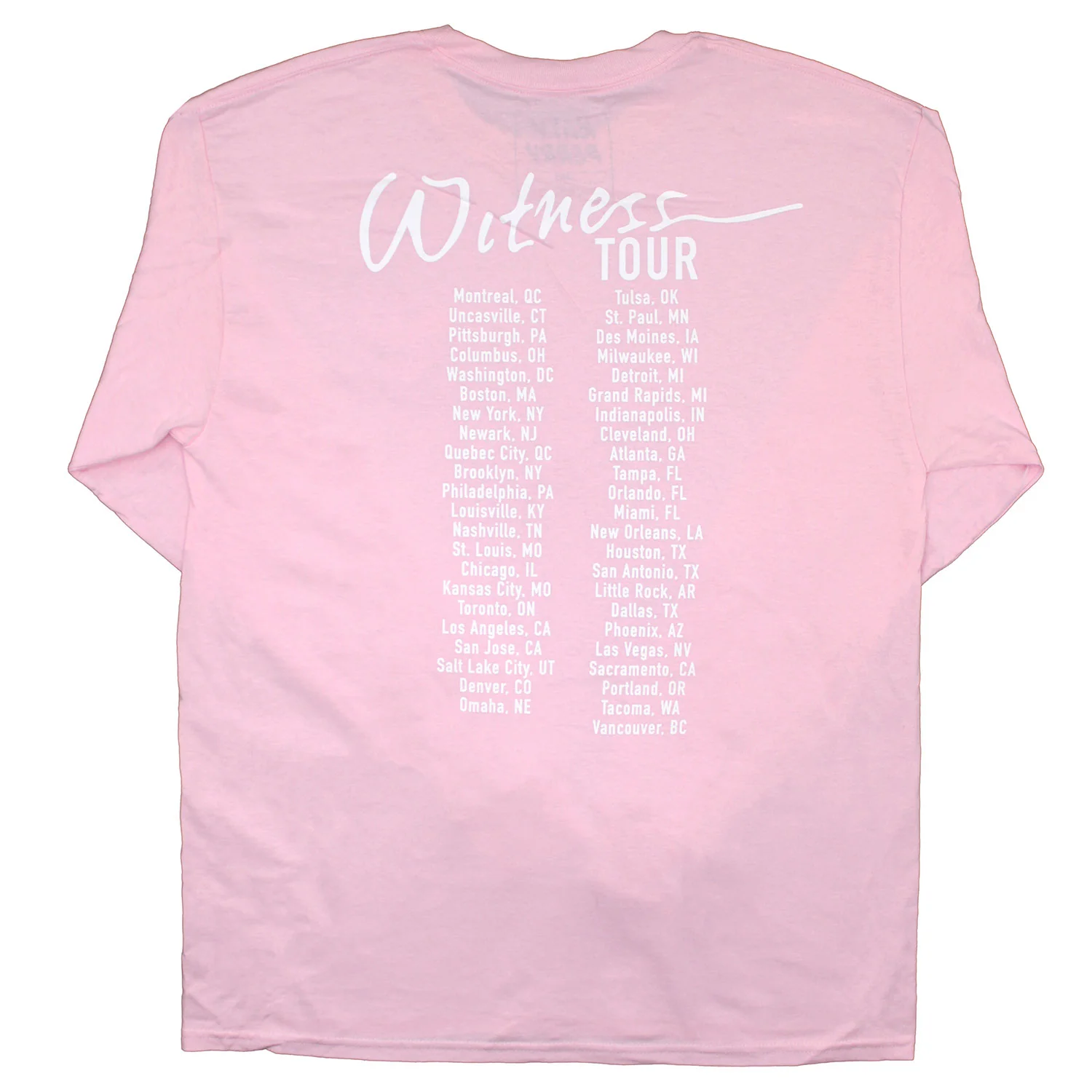 Witness Tour Long Sleeve - Image 2