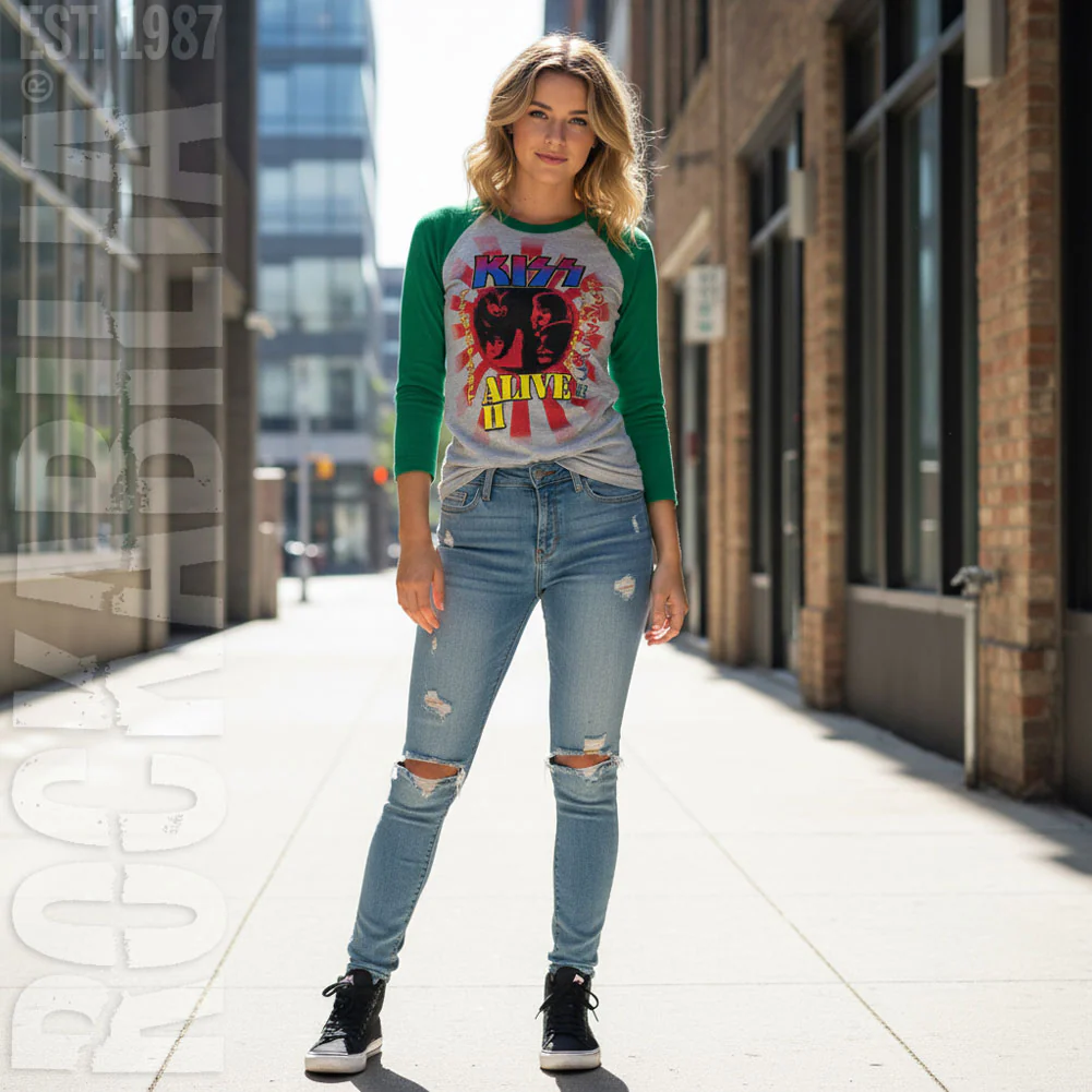 Alive Ii Juniors Raglan Jersey Junior Top - Image 2
