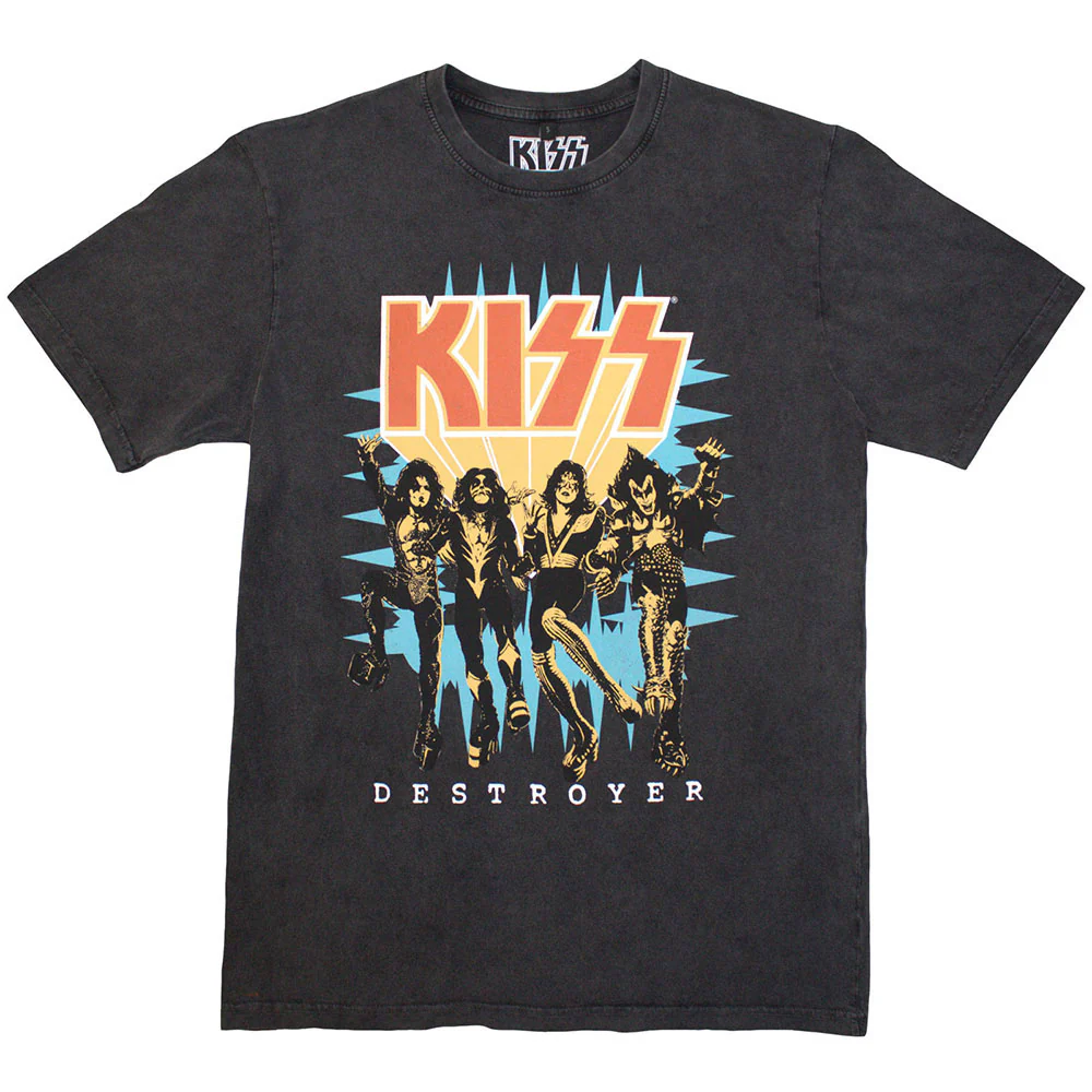 Destroyer 3d Logo Stone Wash T-shirt