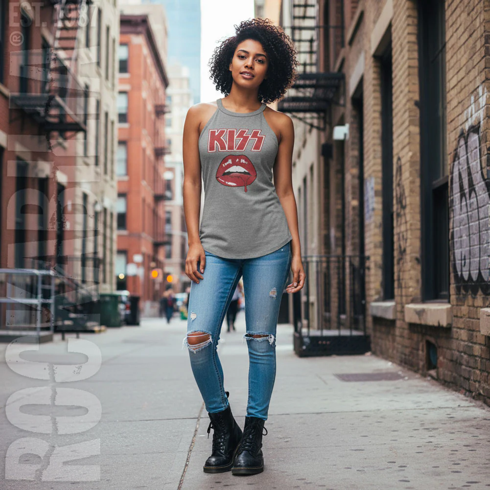 Kiss Drip Womens Tank - Image 2