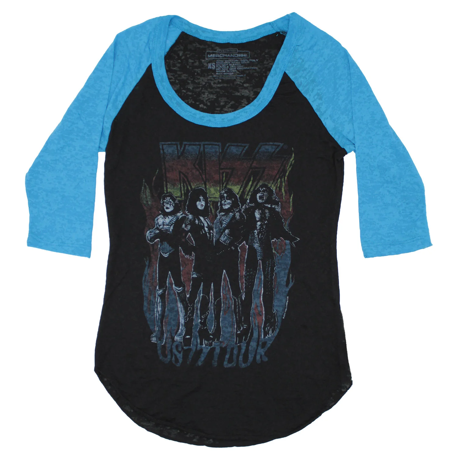 Vintage Distressed US 77 Tour Junior Top