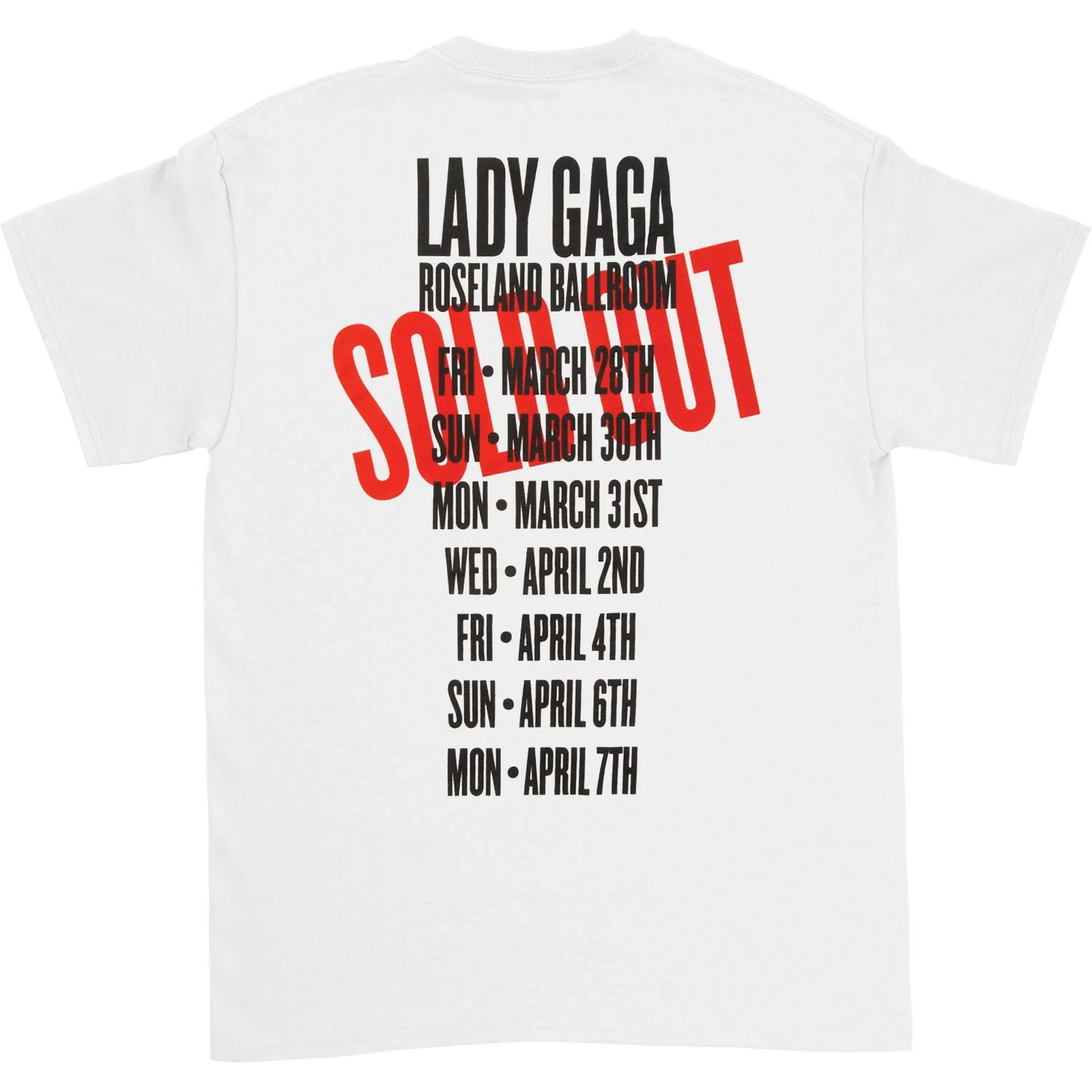 Sold Out Roseland Event T-shirt - Image 2