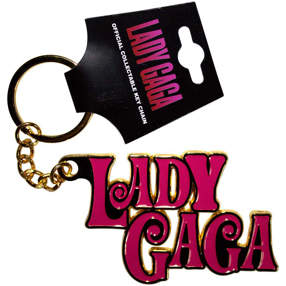 Swirly Logo Metal Key Chain