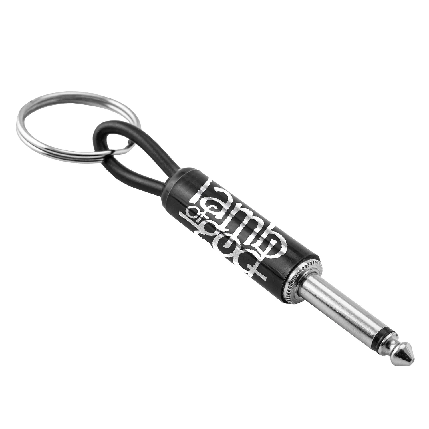 Logo Guitar Plug Plastic Key Chain