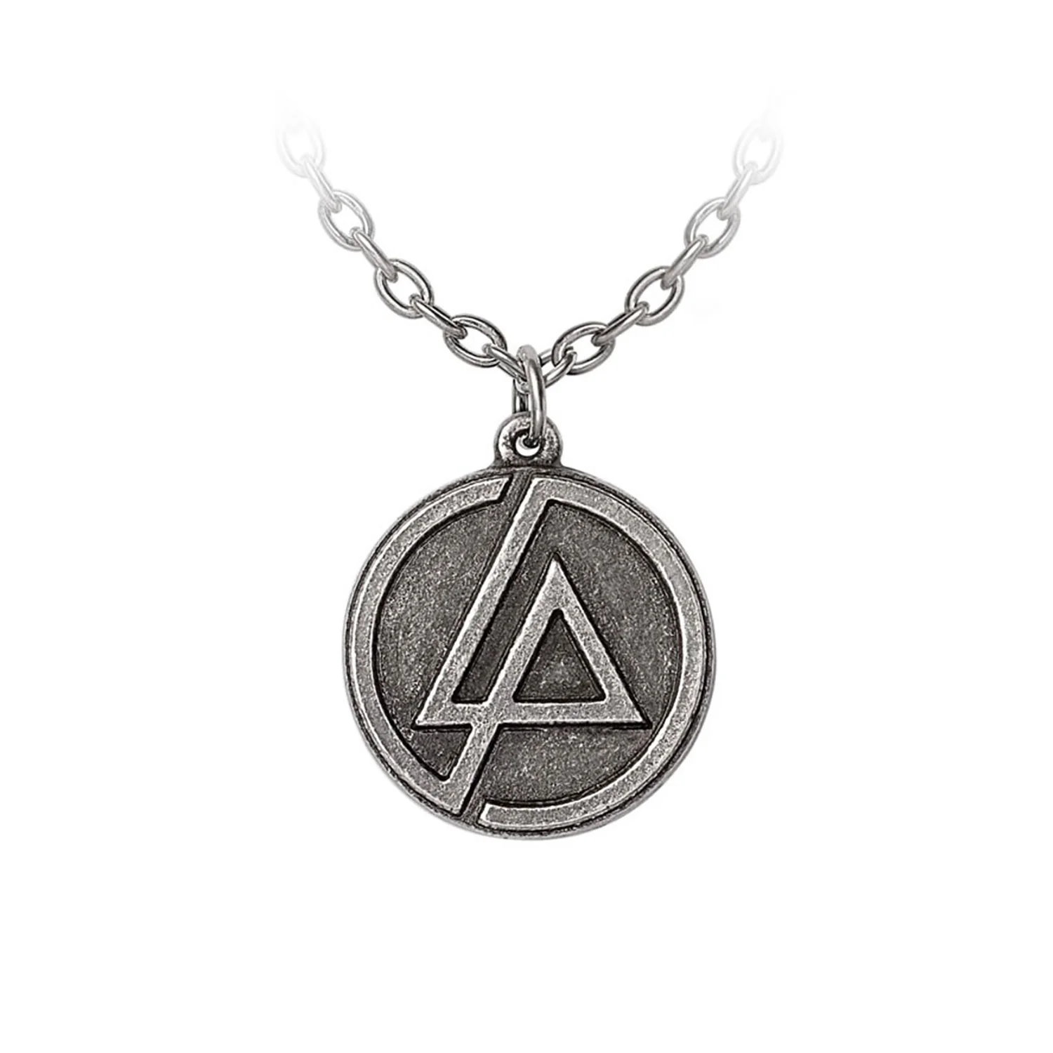 LP Circle Logo Pendant Necklace