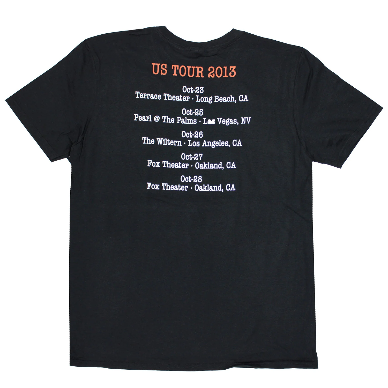 Van 2013 Tour T-shirt - Image 2