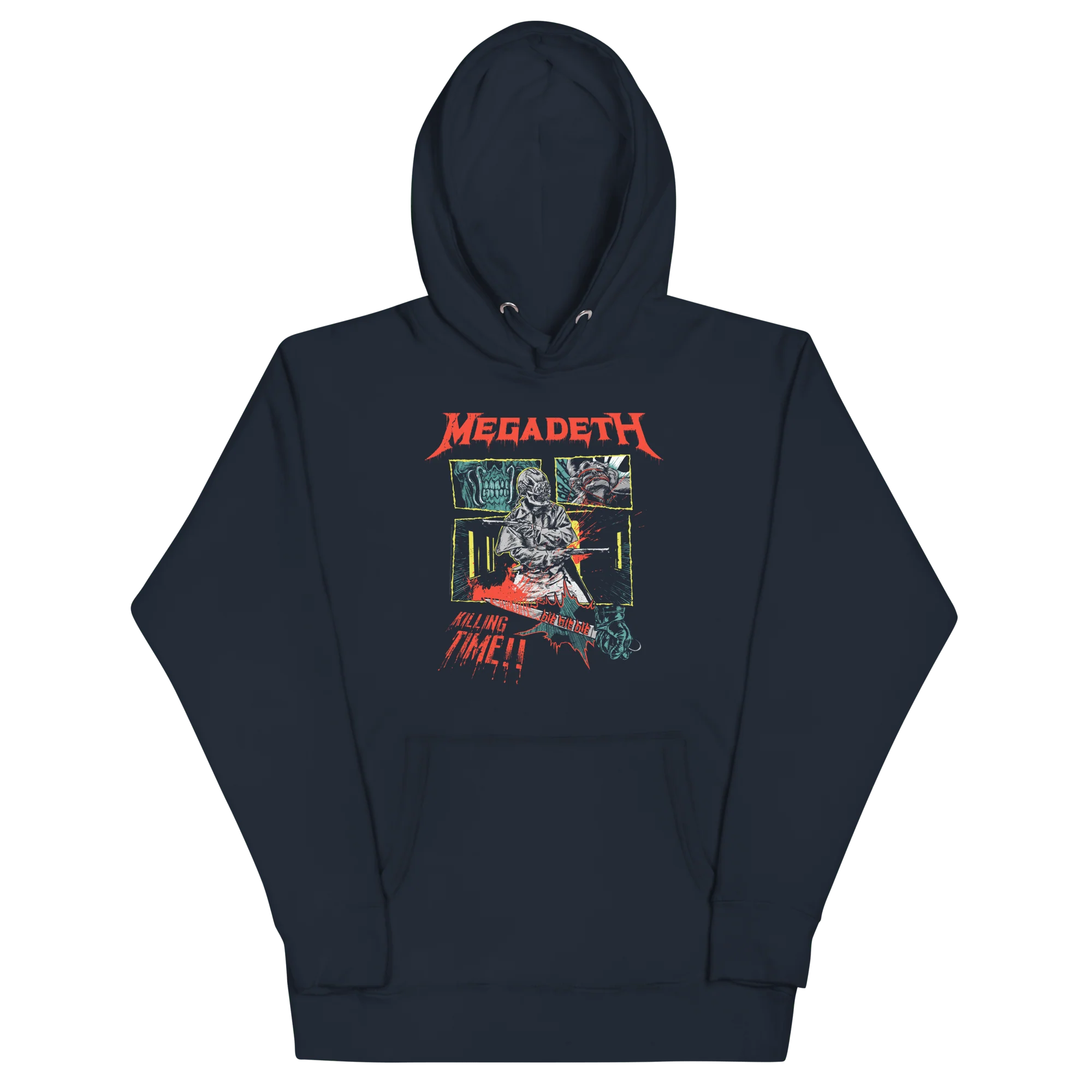 Megadeth - Killing Time Hoodie - Navy - Image 2