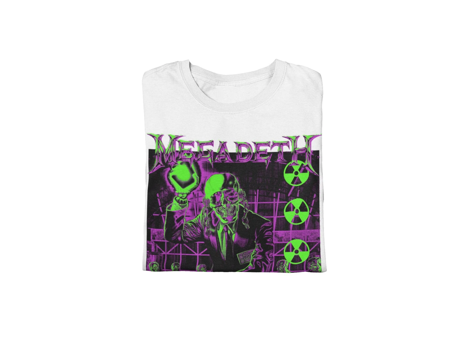 Megadeth - Neon Rust in Peace T-Shirt - Image 3