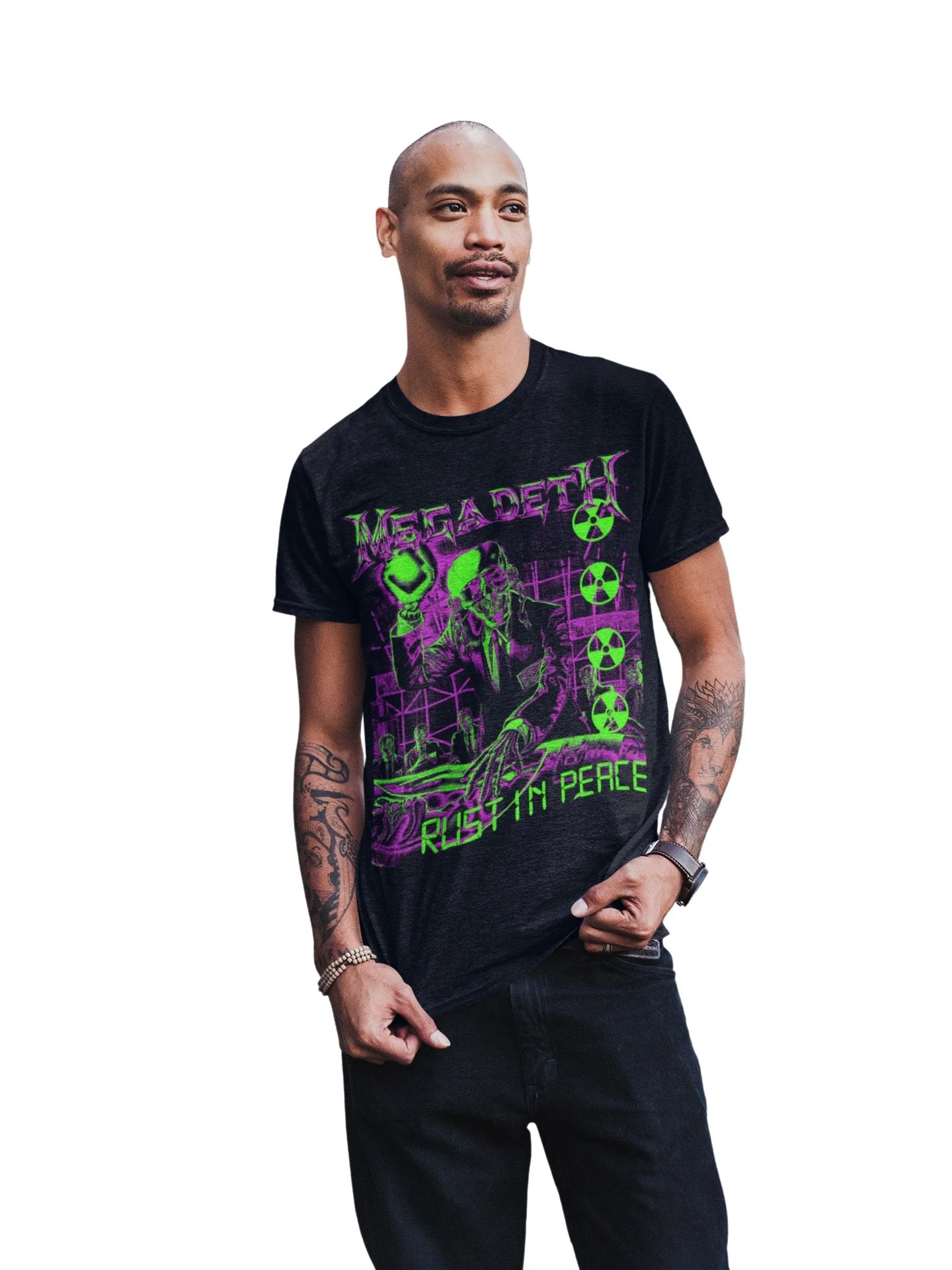 Megadeth - Neon Rust T-Shirt - Image 3