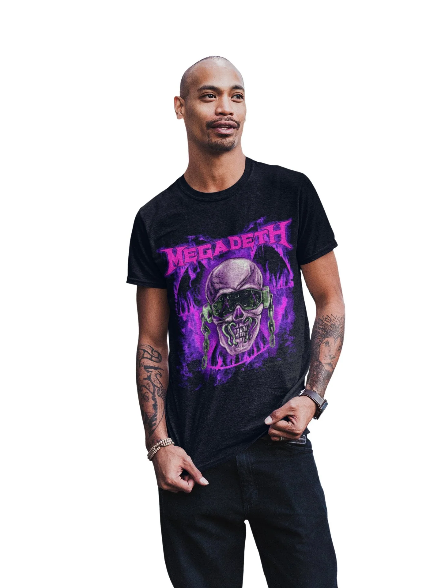 Megadeth - Purple Nuclear T-Shirt - Image 3