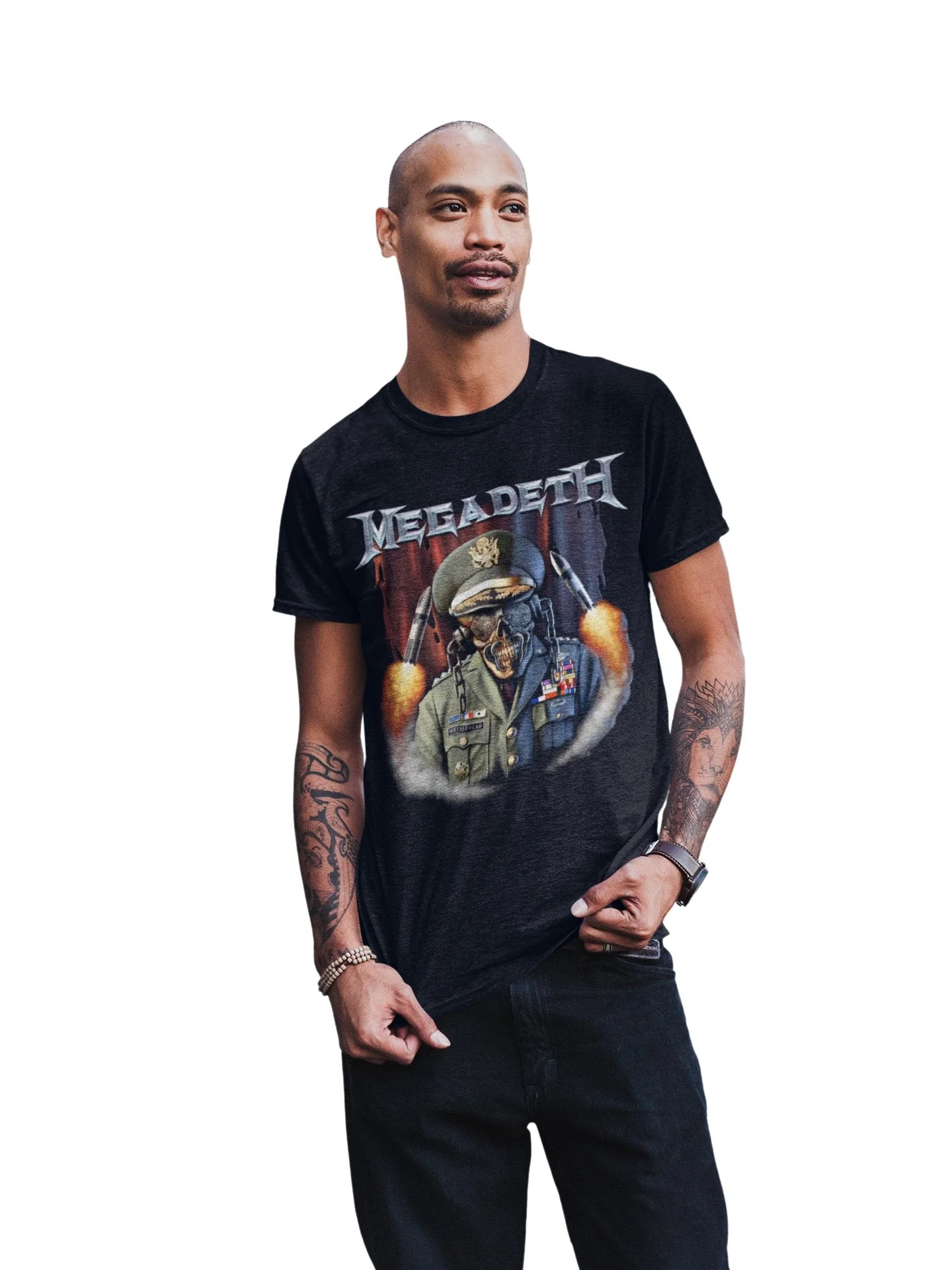 Megadeth - Rattlehead Vic Jumbo Print T-Shirt - Image 2