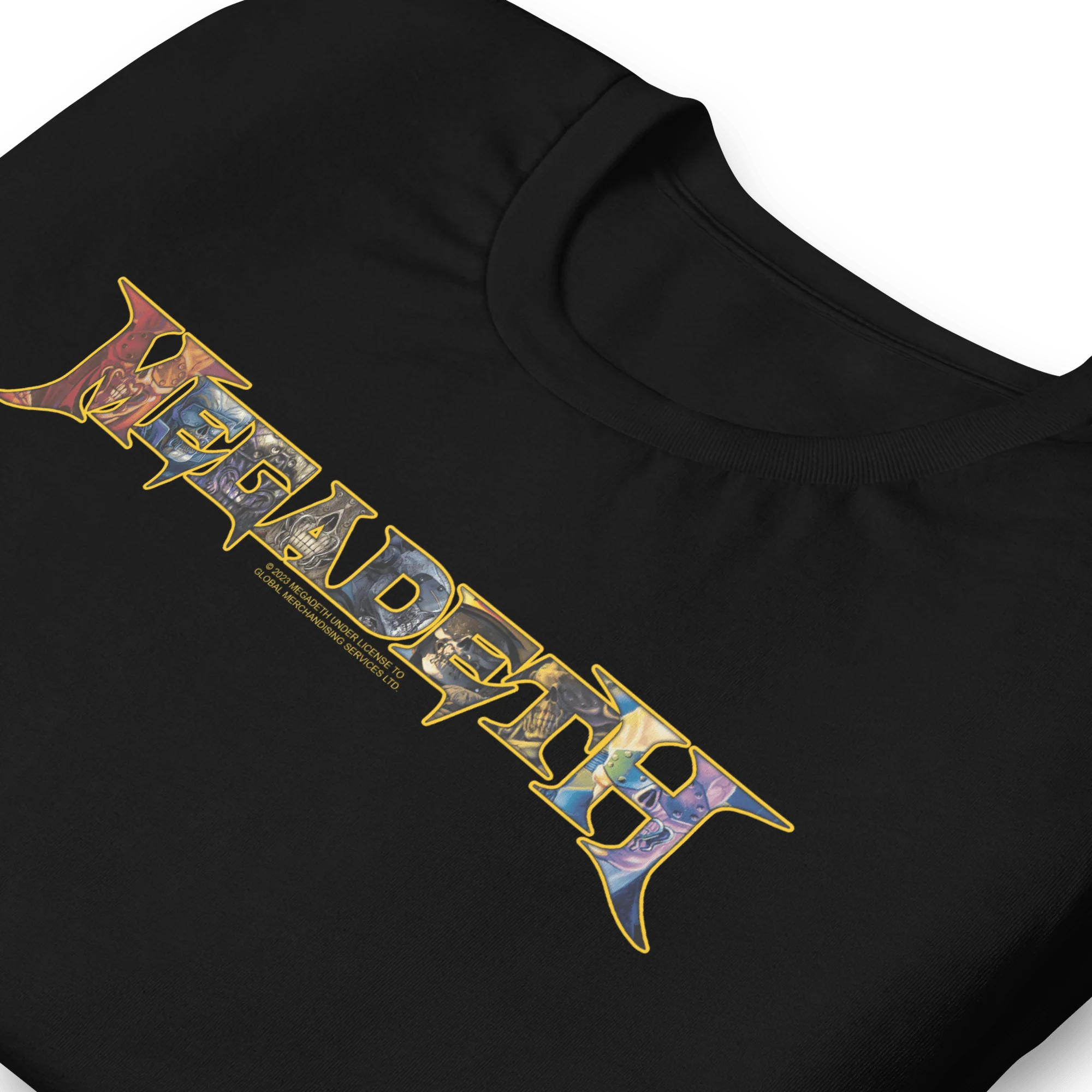 Megadeth - Vic Lettered Logo T-Shirt - Image 2
