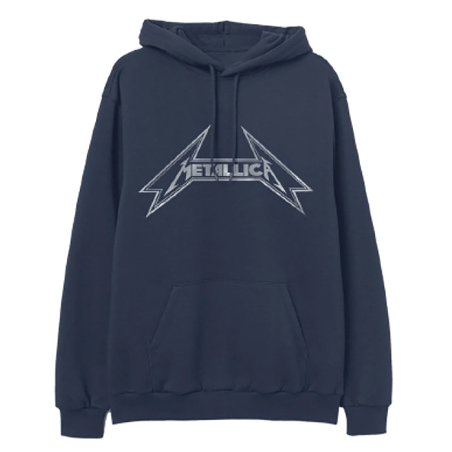 Classic Logo Navy Pullover Hoodie Hooded Sweatshirt