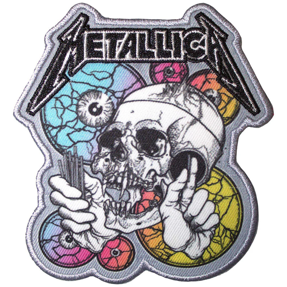 The Shortest Straw Multicolored Eyes Woven Patch