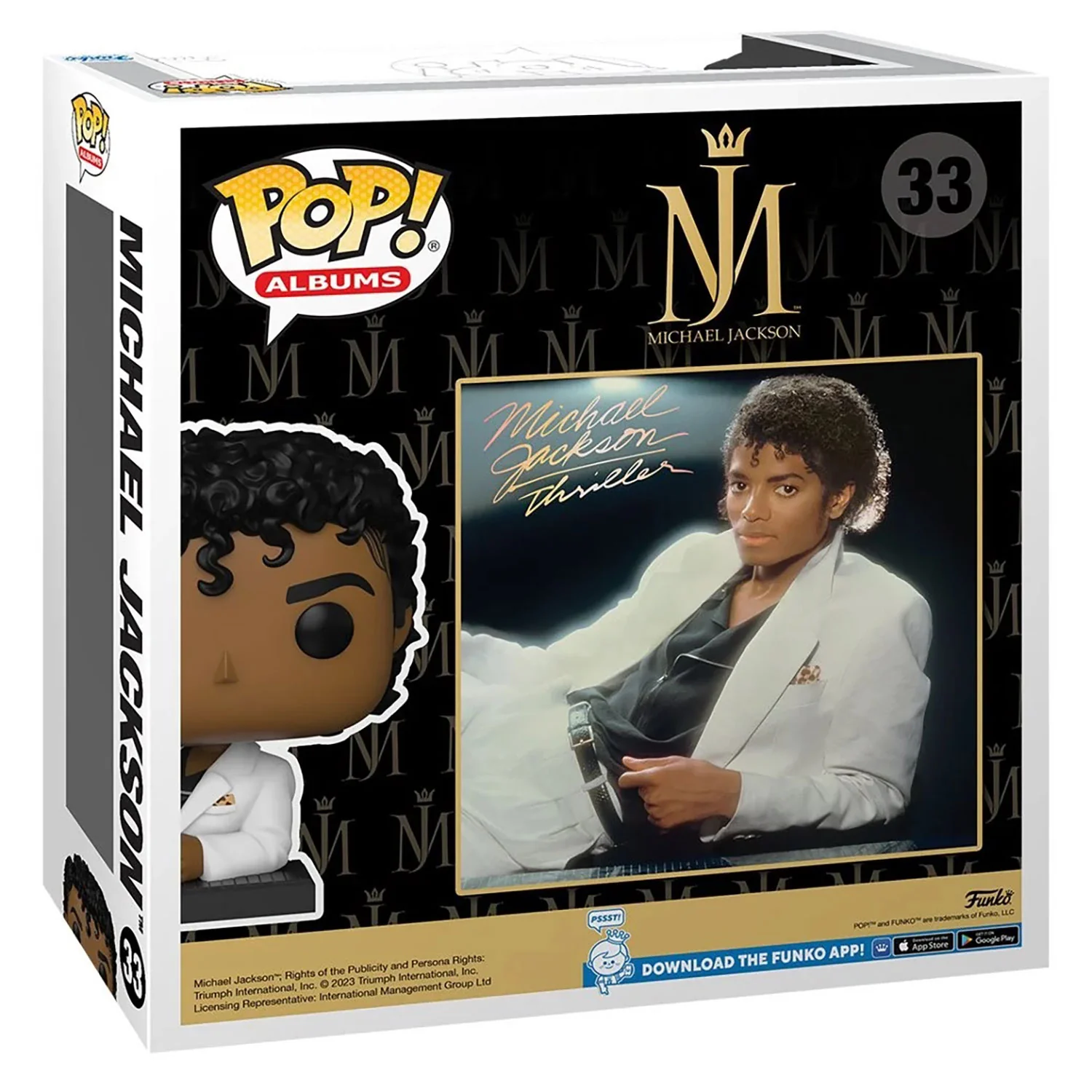 Funko Pop! Albums 33 Michael Jackson Thriller Vinyl Figure - Image 2