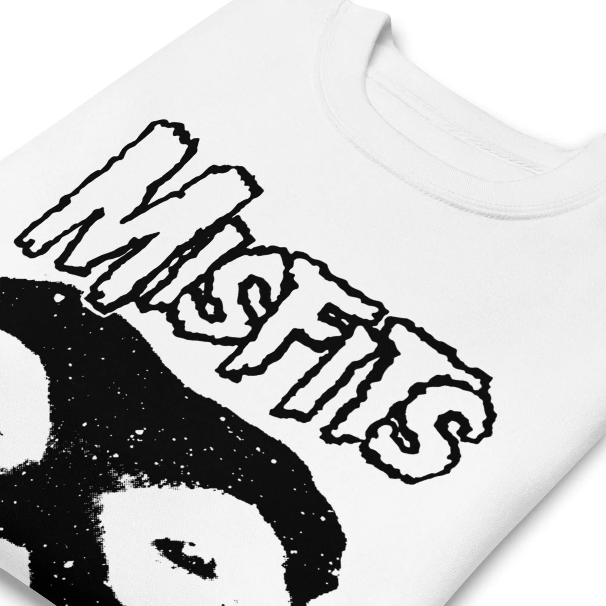 Misfits - Black Skull Jumbo Print Sweatshirt - Image 2