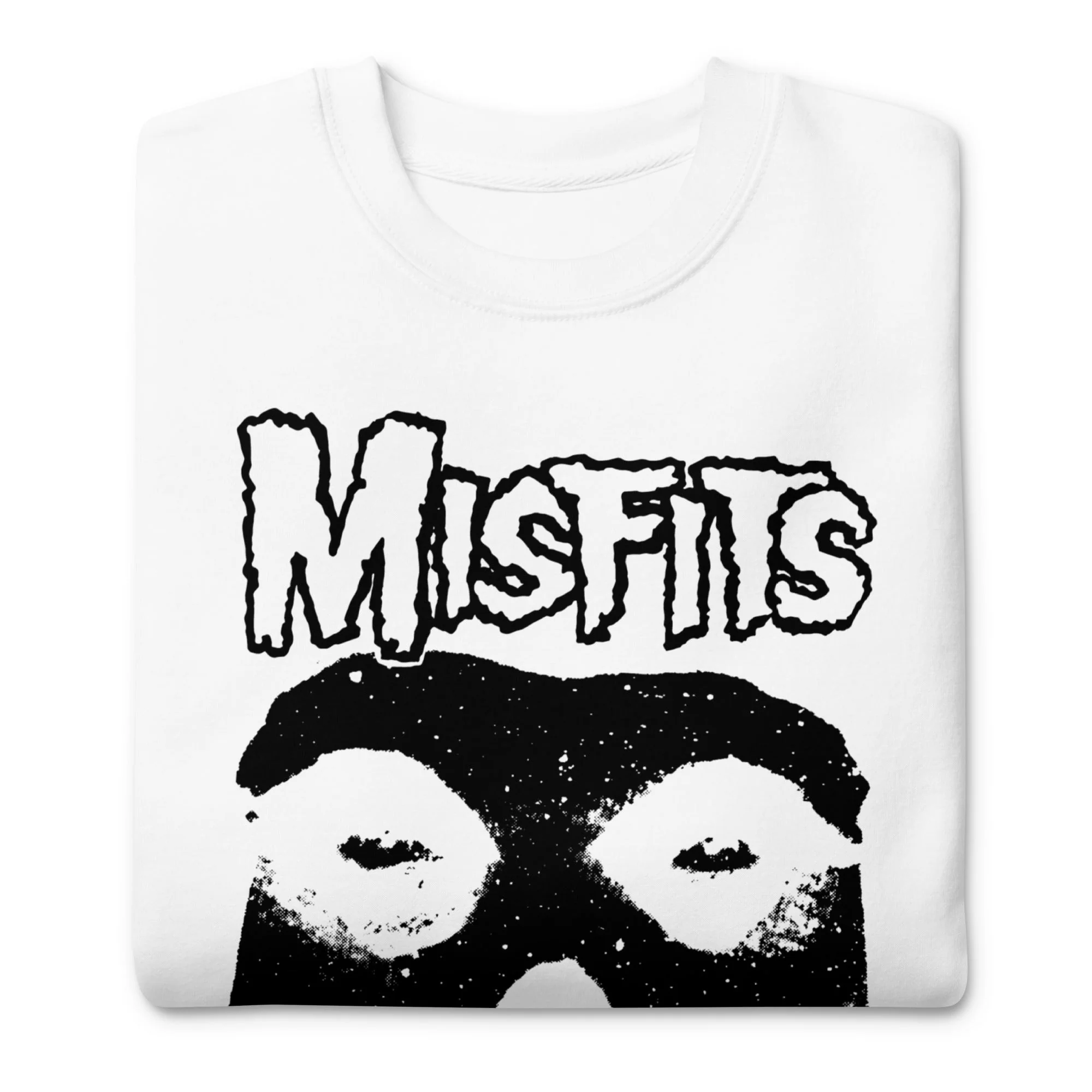 Misfits - Black Skull Jumbo Print Sweatshirt - Image 3