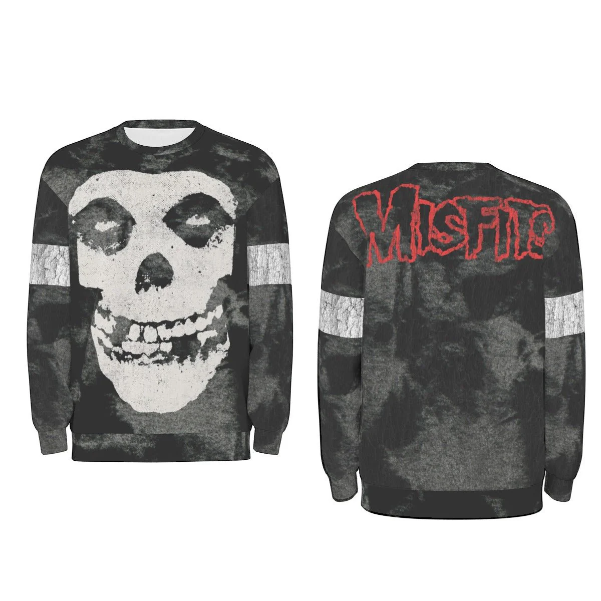 Misfits - Full Skeletal Drop Shoulder Sweatshirt