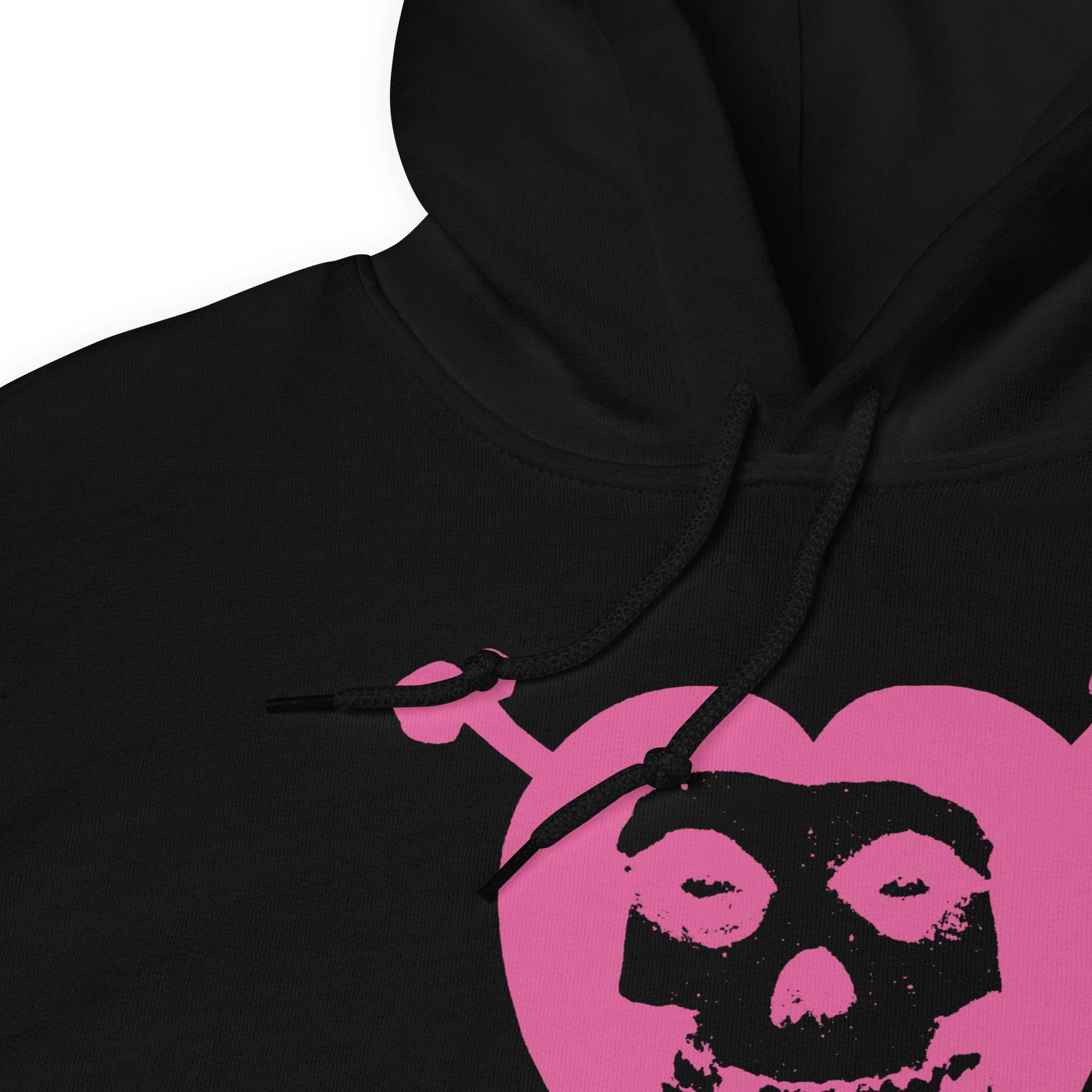 Misfits - Heart Skull Hoodie - Image 2