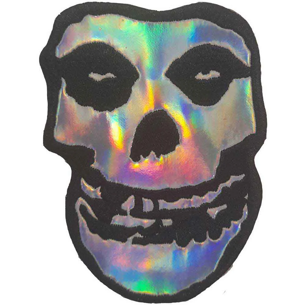 Sonic Silver Skull Woven Patch