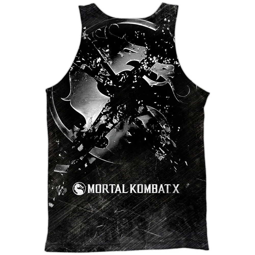 Three Of A Kind 100% Poly Front/Back Print Mens Tank - Image 2