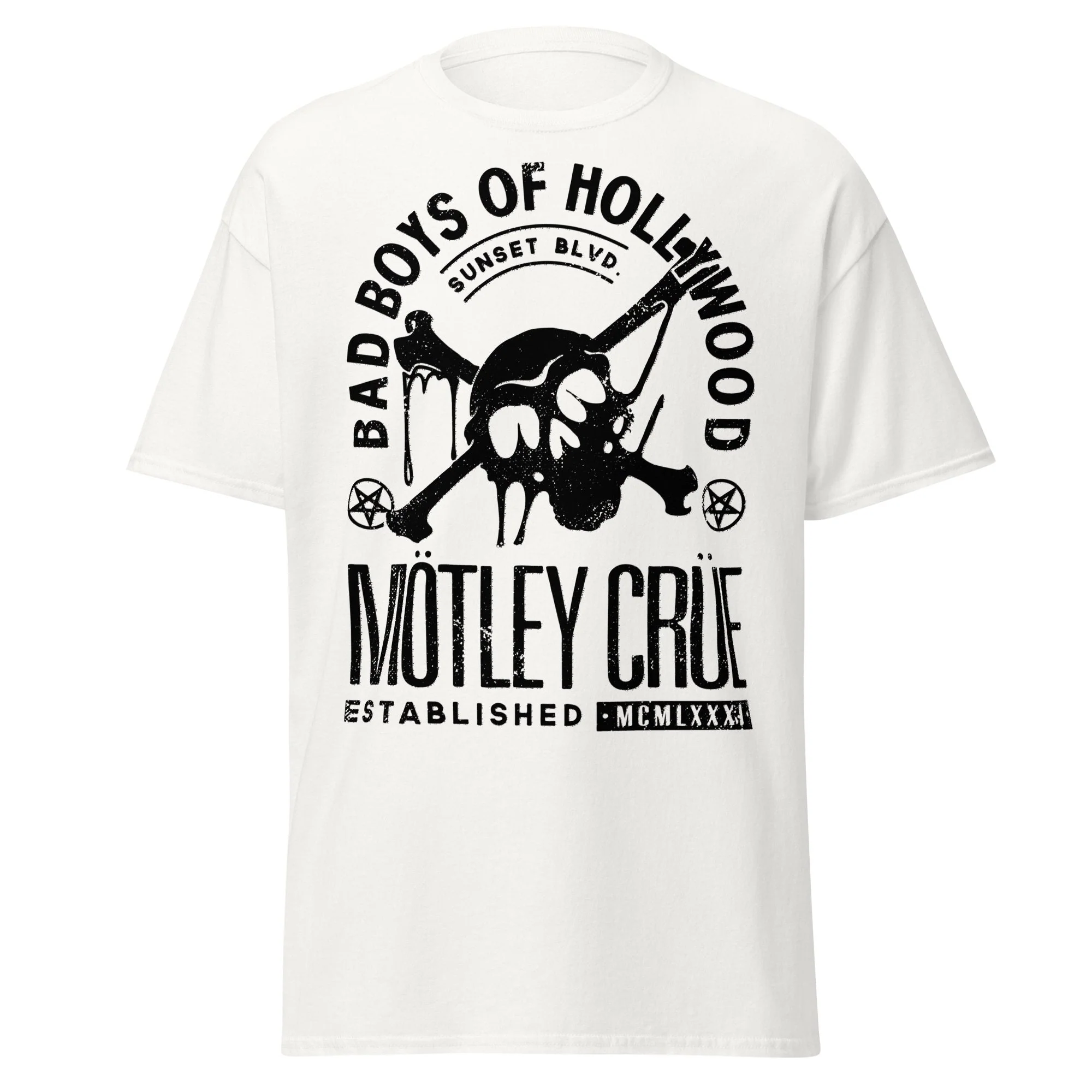 Motley Crue - Bad Boys of Hollywood Jumbo Print T-Shirt
