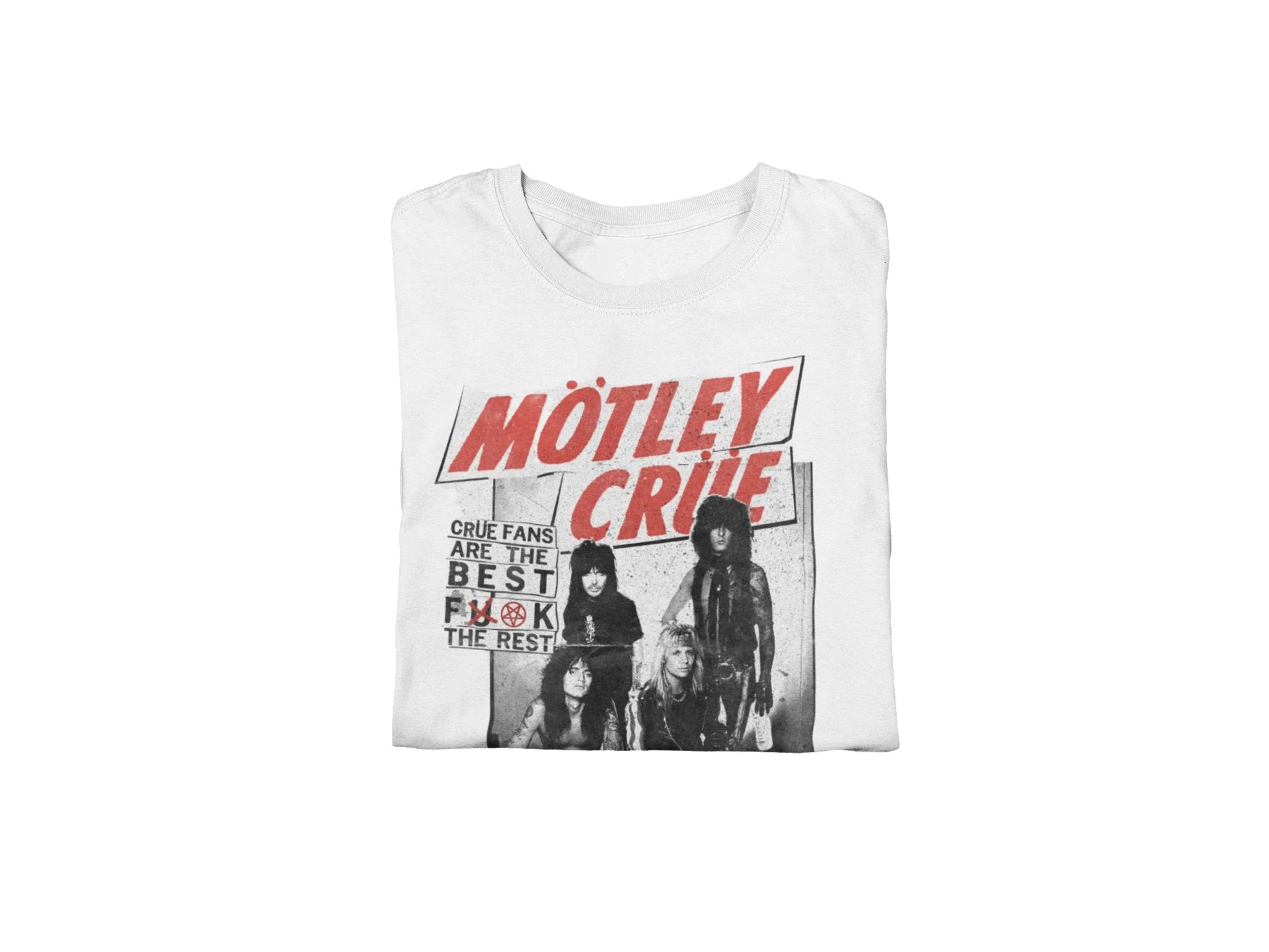Motley Crue - Crue Fans Jumbo Print T-Shirt - Image 3