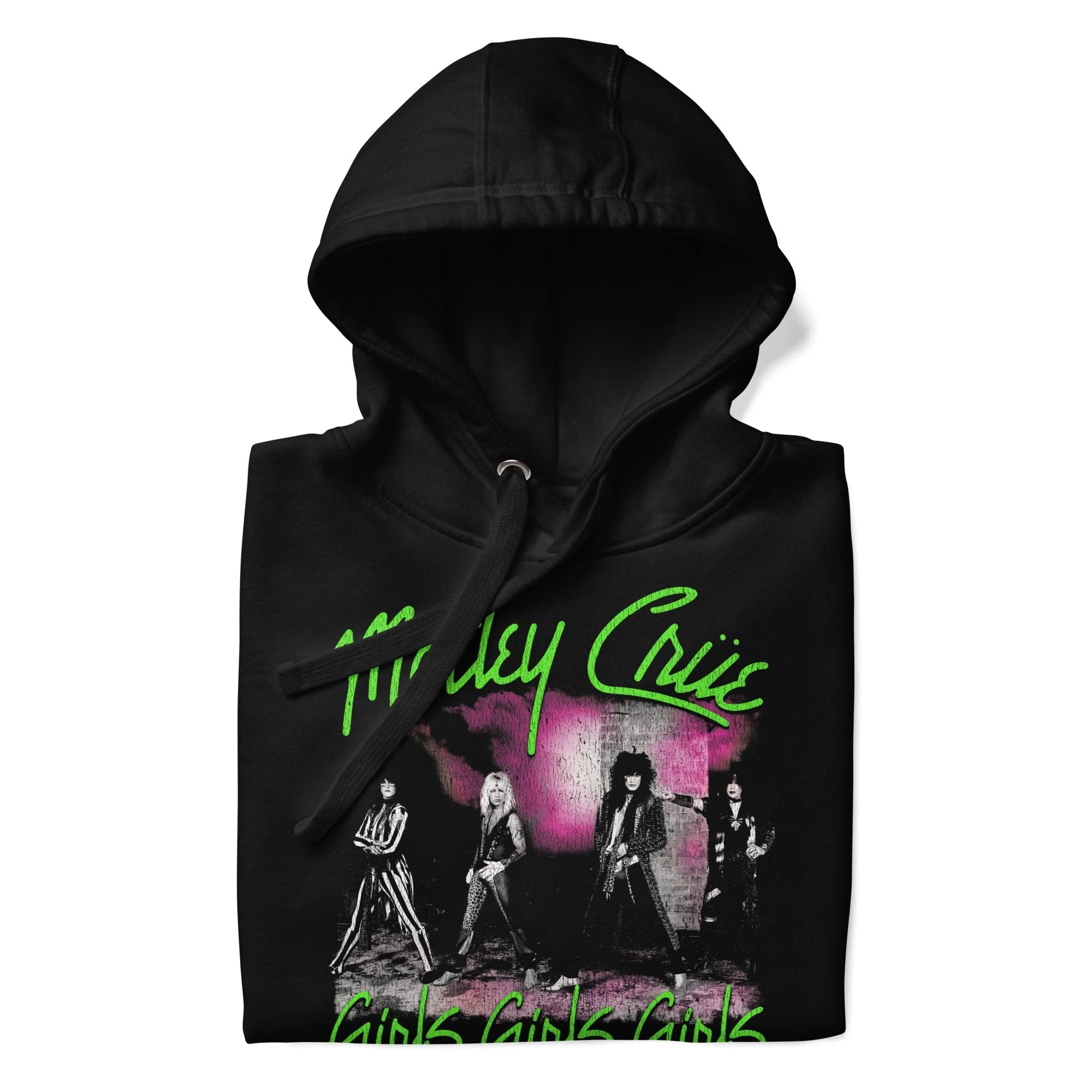 Motley Crue - Green Girls Classic Hoodie - Image 2