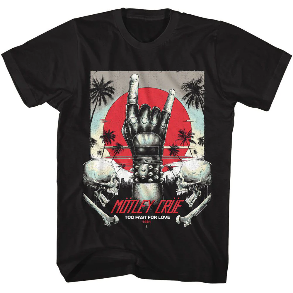 Motley Crue Too Fast For Love T-shirt