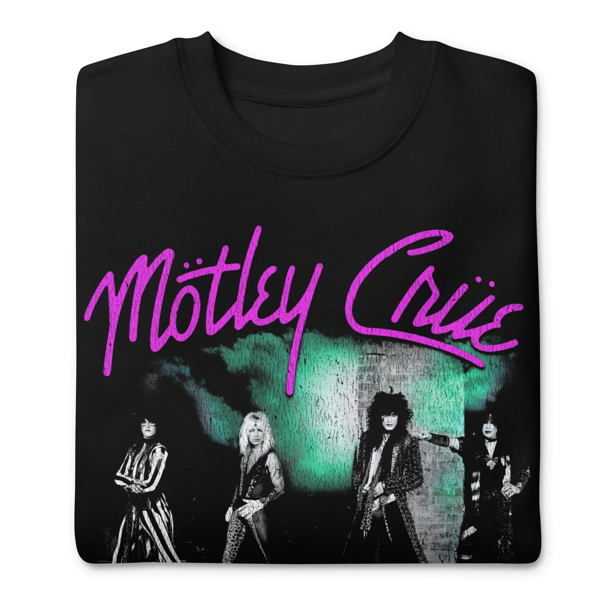 Motley Crue - Pink Girls Jumbo Print Sweatshirt - Image 3