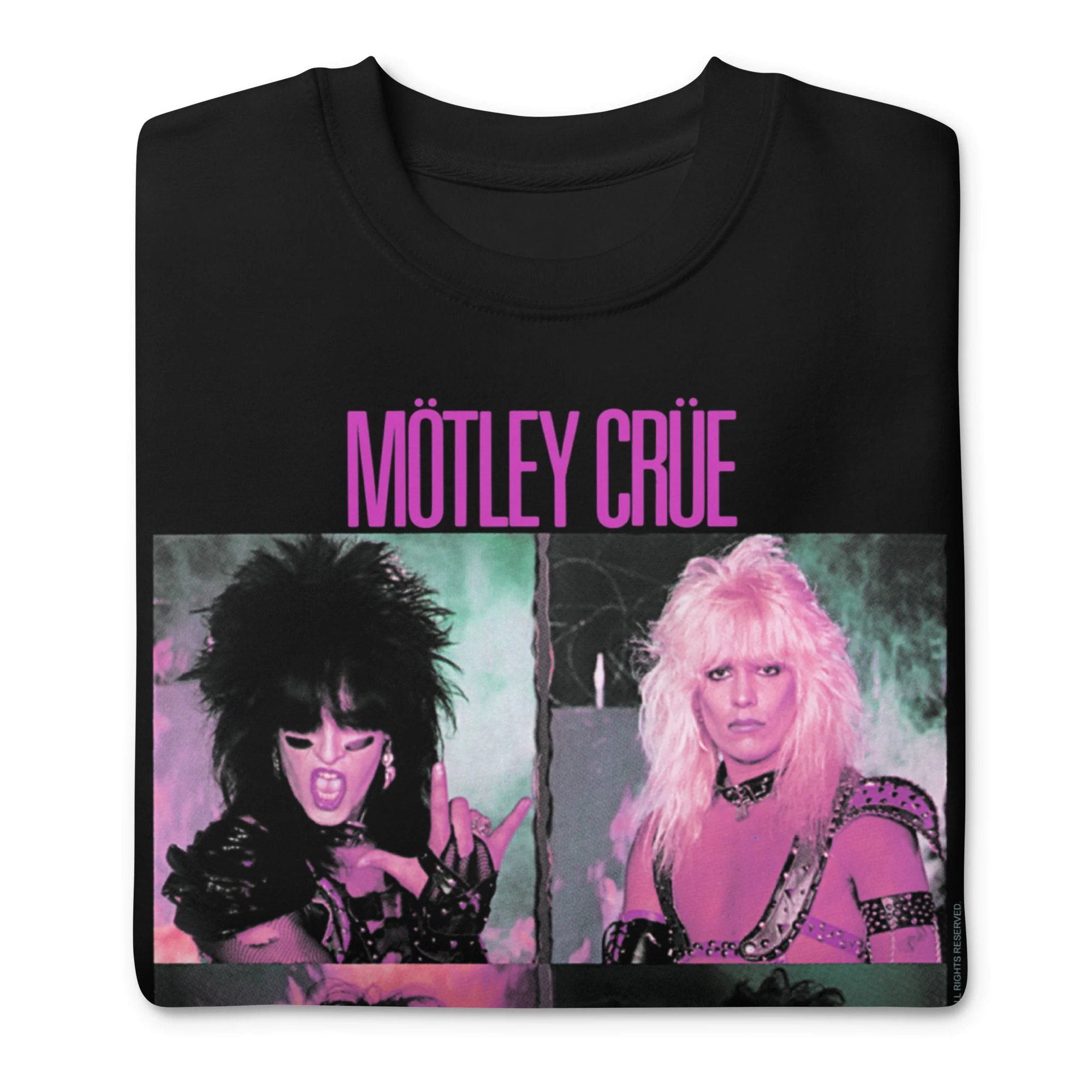 Motley Crue - Pink Shout Jumbo Print Sweatshirt - Image 3