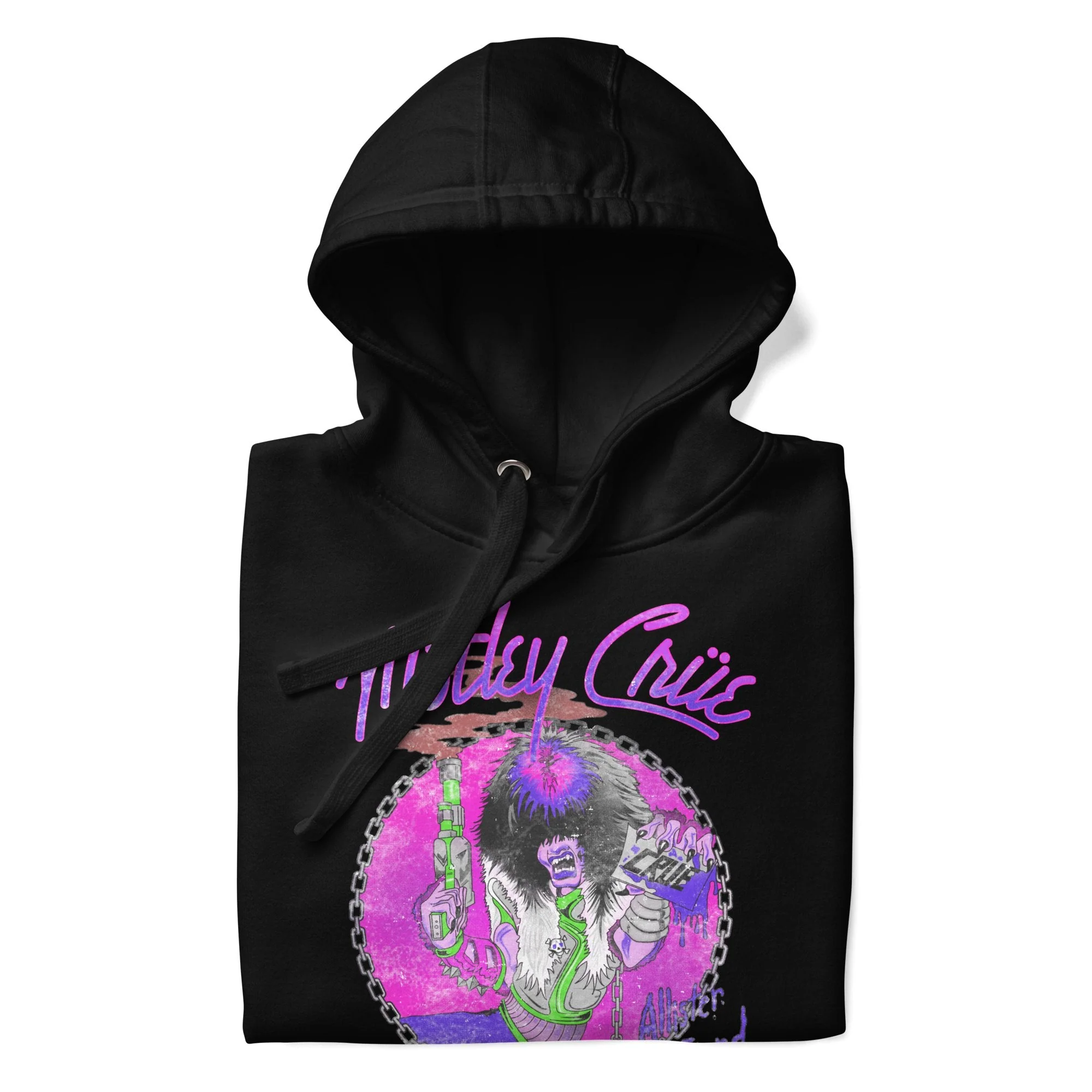 Motley Crue - Purple Allister Classic Hoodie - Image 2