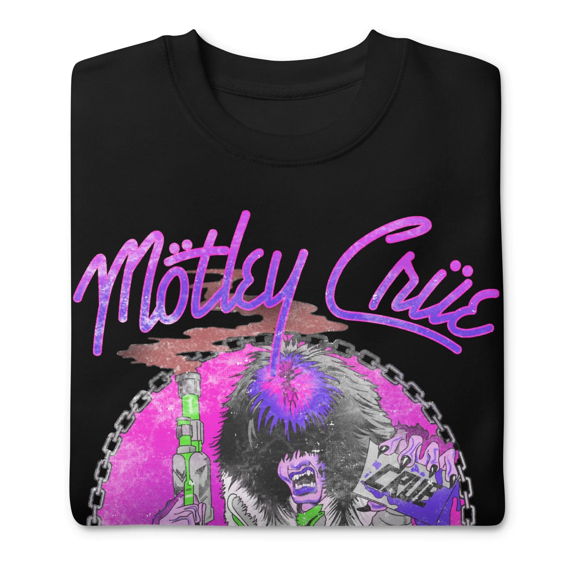 Motley Crue - Purple Allister Jumbo Print Sweatshirt - Image 3