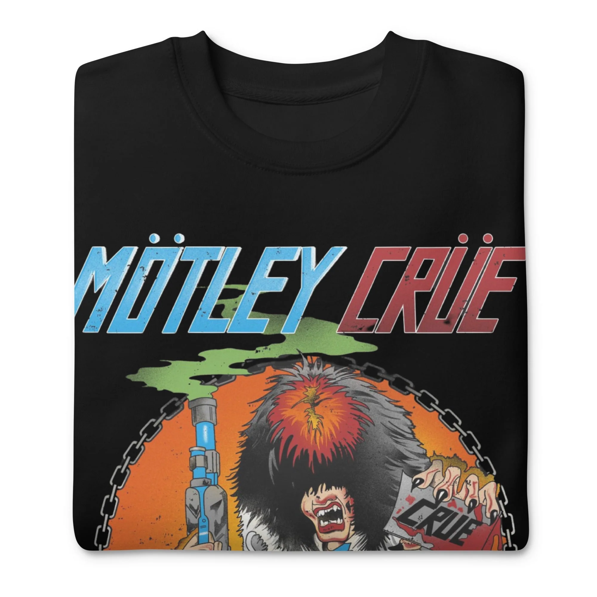 Motley Crue - Smoking Allister Jumbo Print Sweatshirt - Image 3