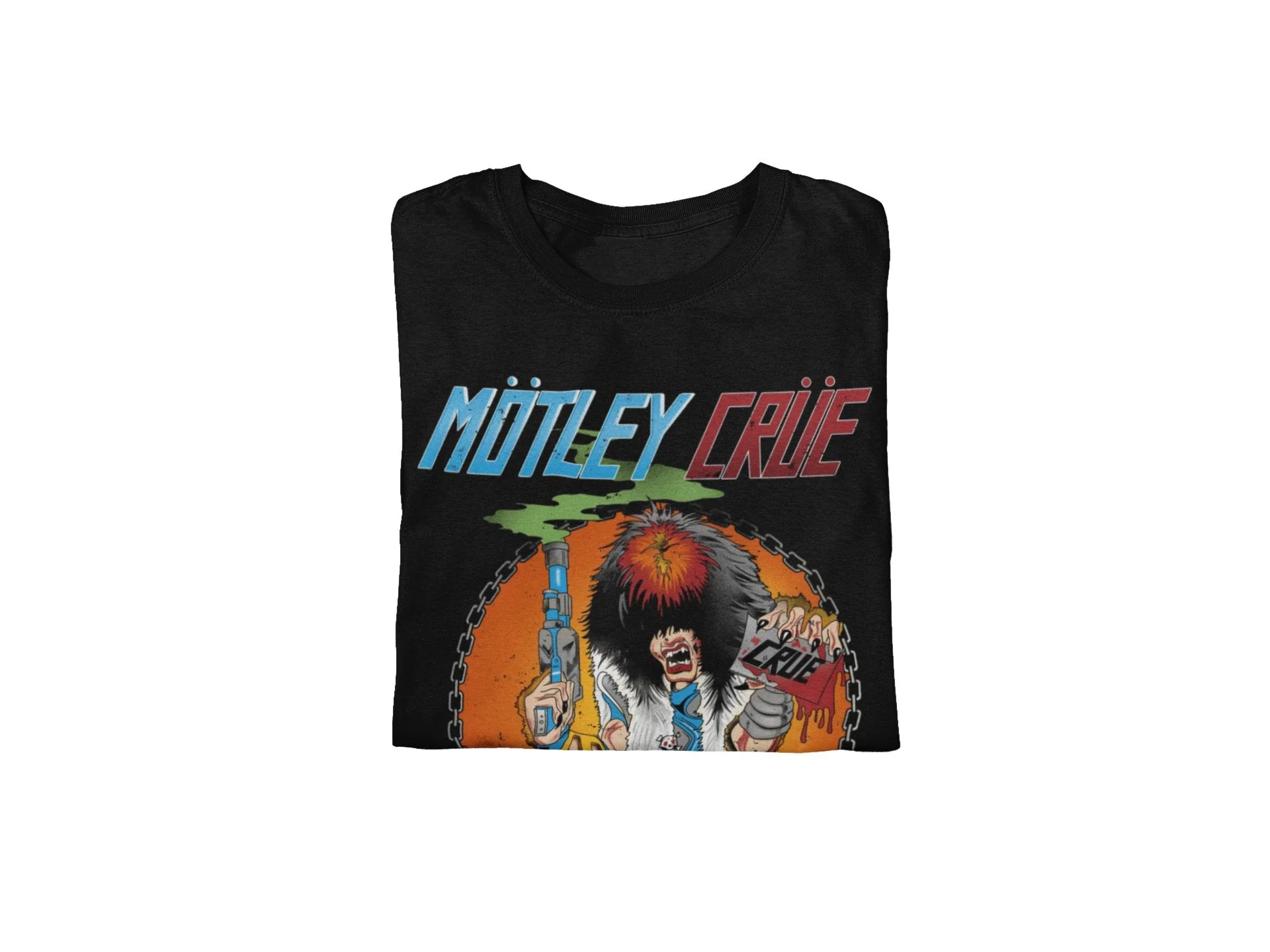 Motley Crue - Smoking Allister Jumbo Print T-Shirt - Image 3