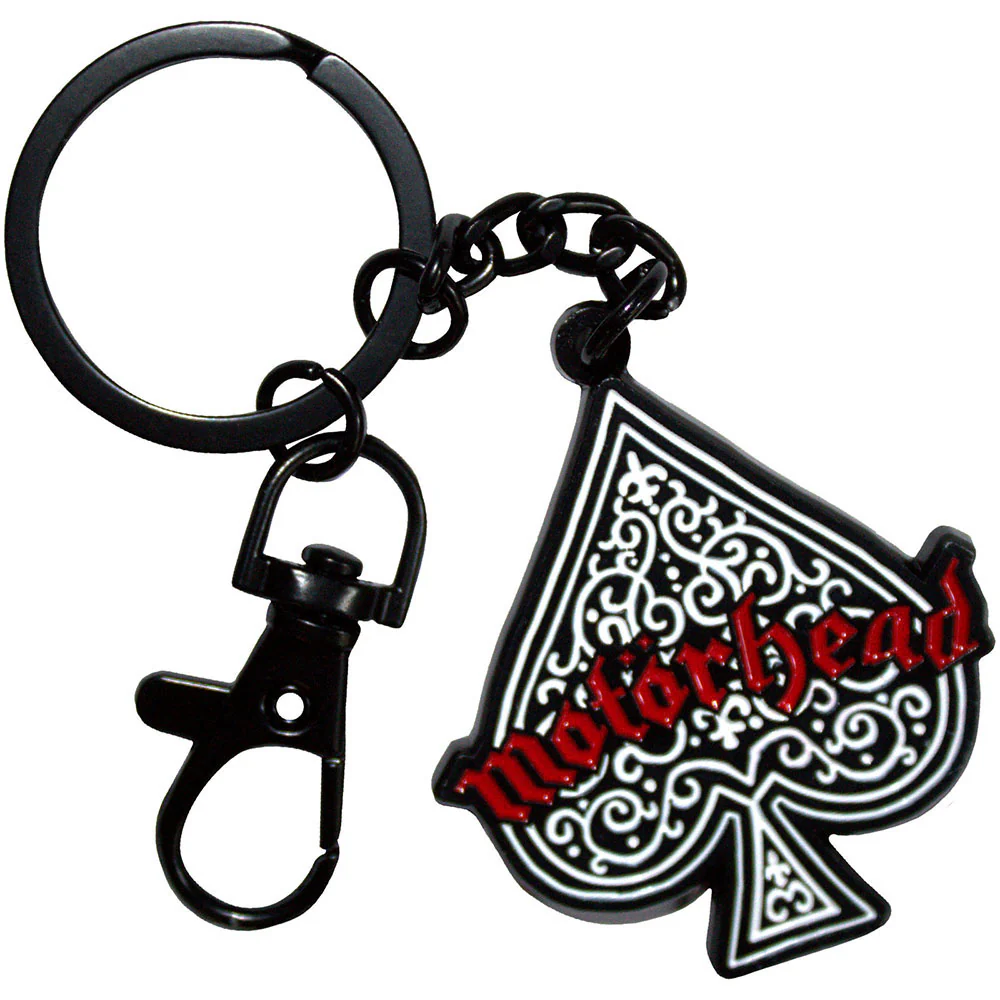 Ace Of Spades Chain Metal Key Chain