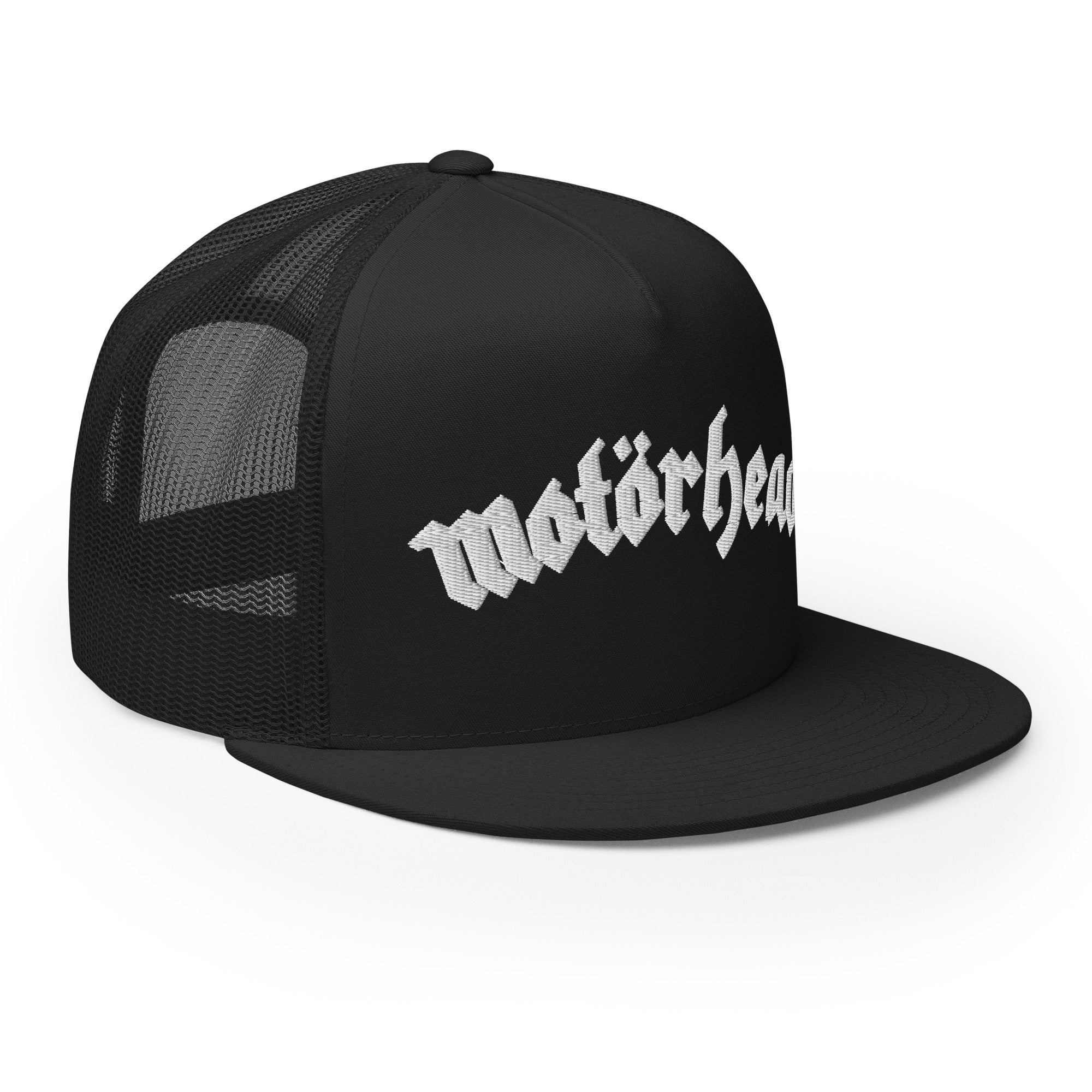 Motorhead - Logo Flat Brim Trucker Hat - Image 2