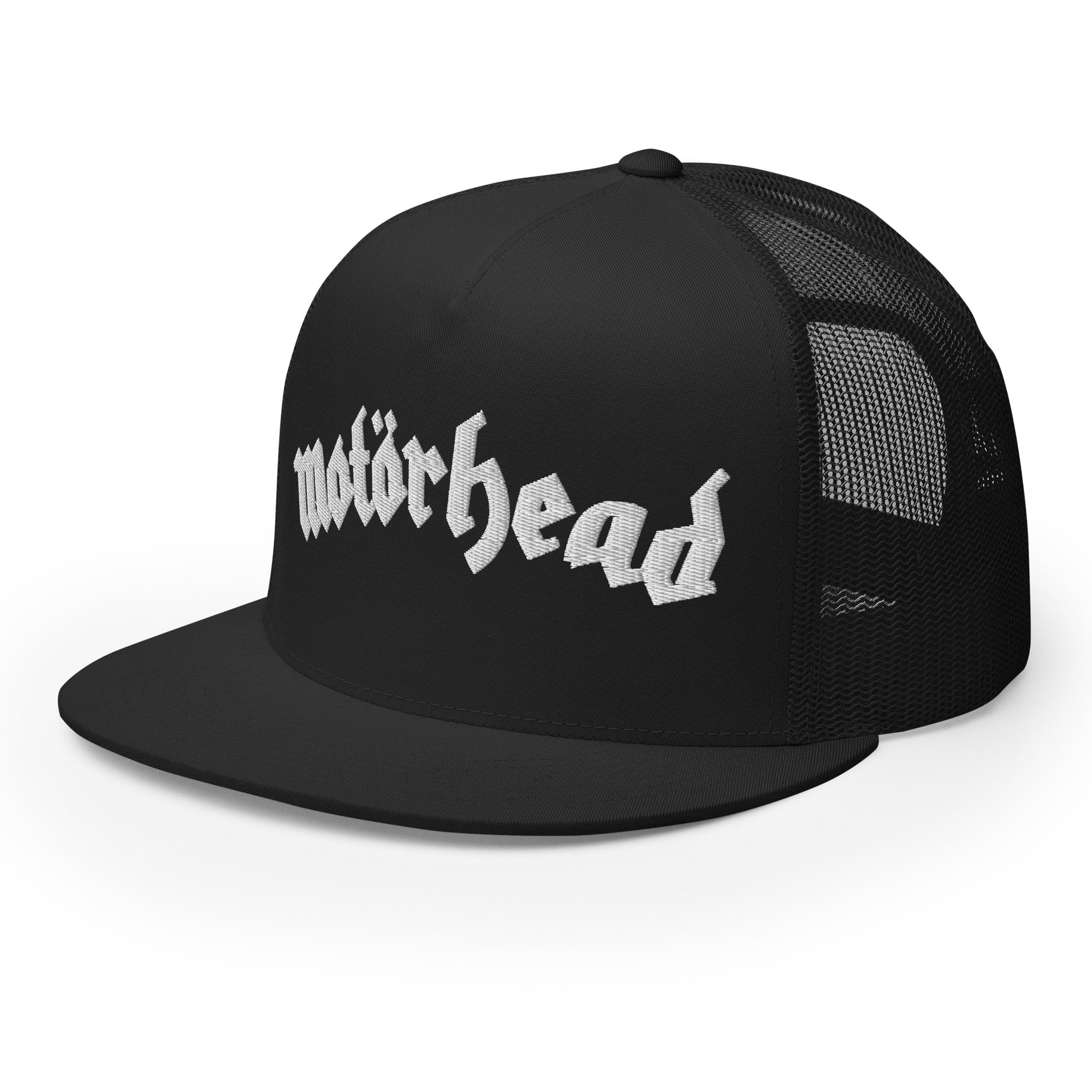 Motorhead - Logo Flat Brim Trucker Hat - Image 3