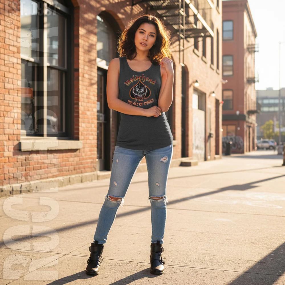 Motorhead Snaggletooth And Spade Womens Tank - Image 2